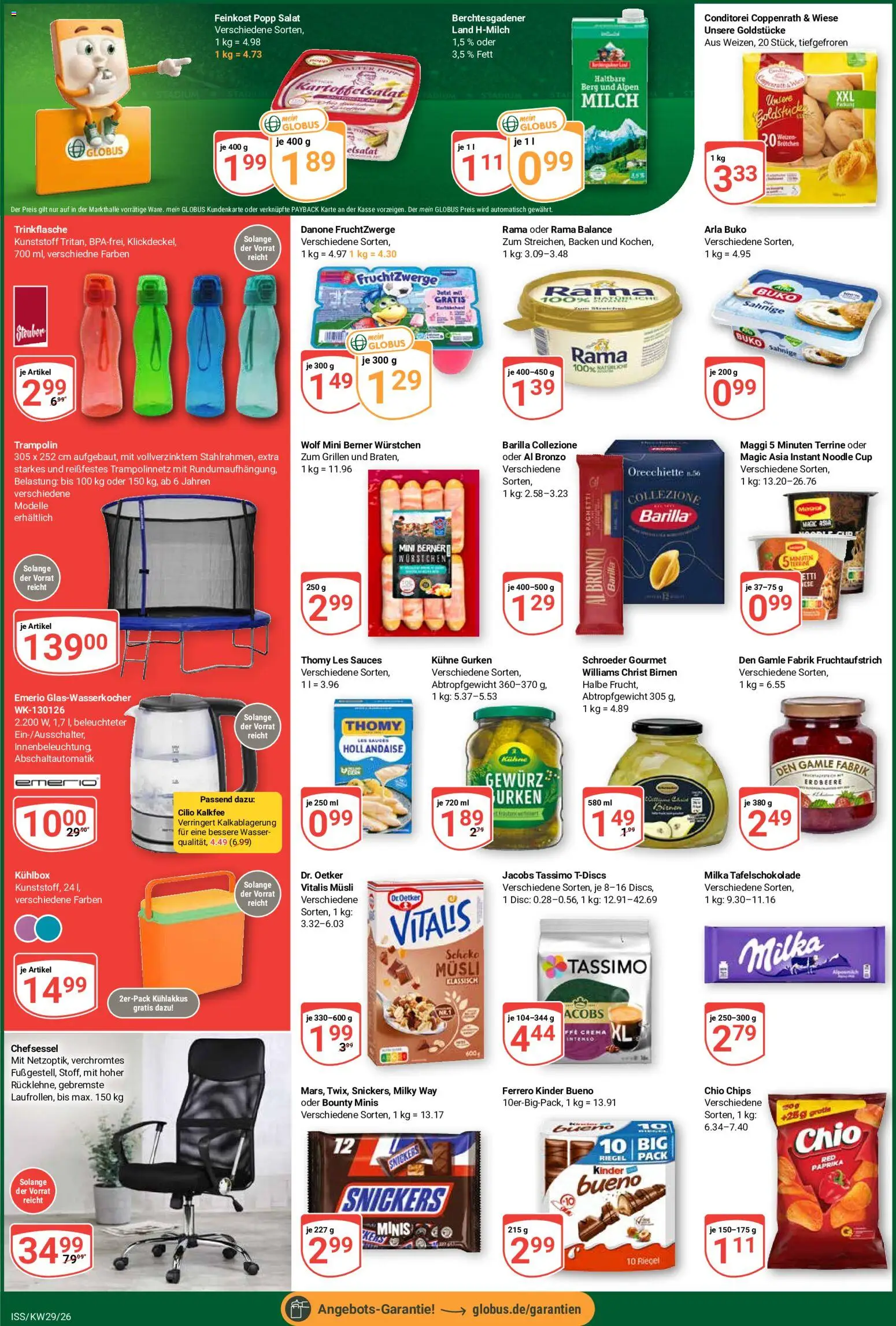 Globus Prospekt – gültig ab 13.07.2026 | Seite: 2 | Produkte: Thomy les sauces, Kinder bueno, Gurken, Salat