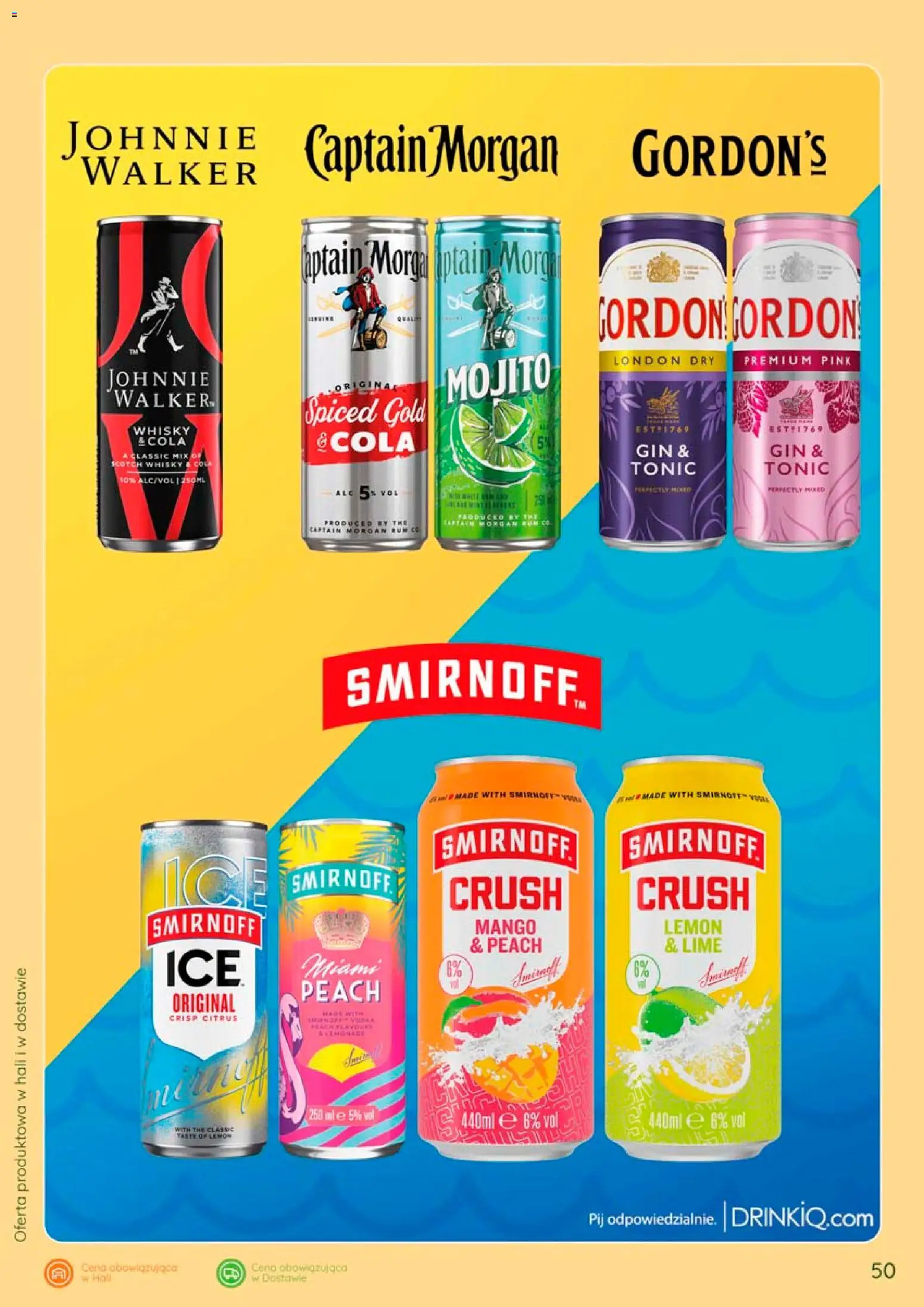 Eurocash gazetka - Katalog Alkoholowy od 01.08.2026 | Strona: 50 | Produkty: Mango, Captain Morgan, Gin, Whisky