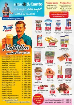 Náhled letáku Astur & Qanto leták - cash&carry Jeseník, Krnov od 13.05.2026