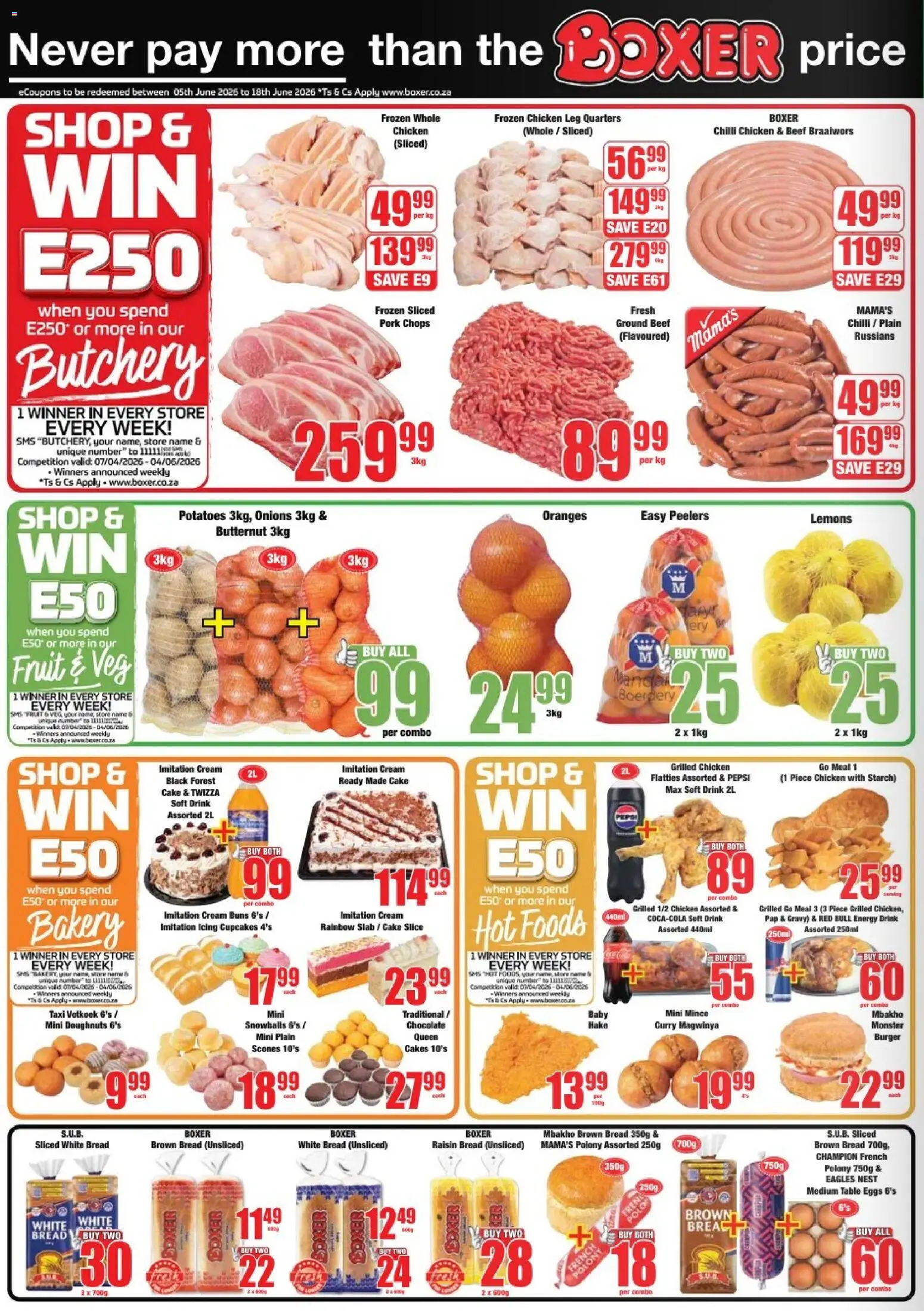 New Boxer catalogue – valid from 19.05.2026 | Page: 2 | Products: Polony, Pork, Beef, Cream