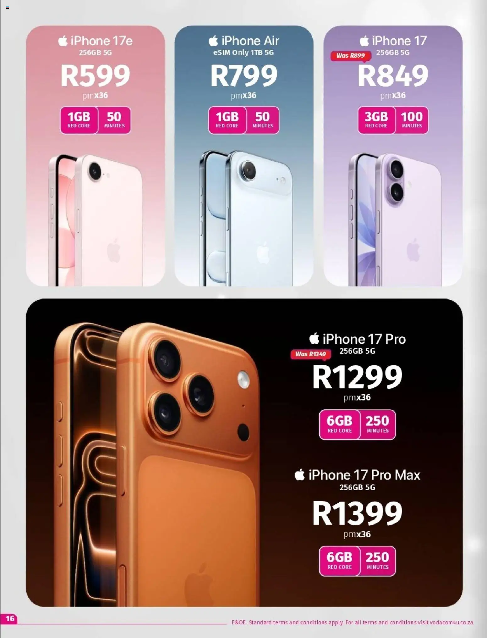 New Vodacom catalogue – valid from 07.05.2026 | Page: 16