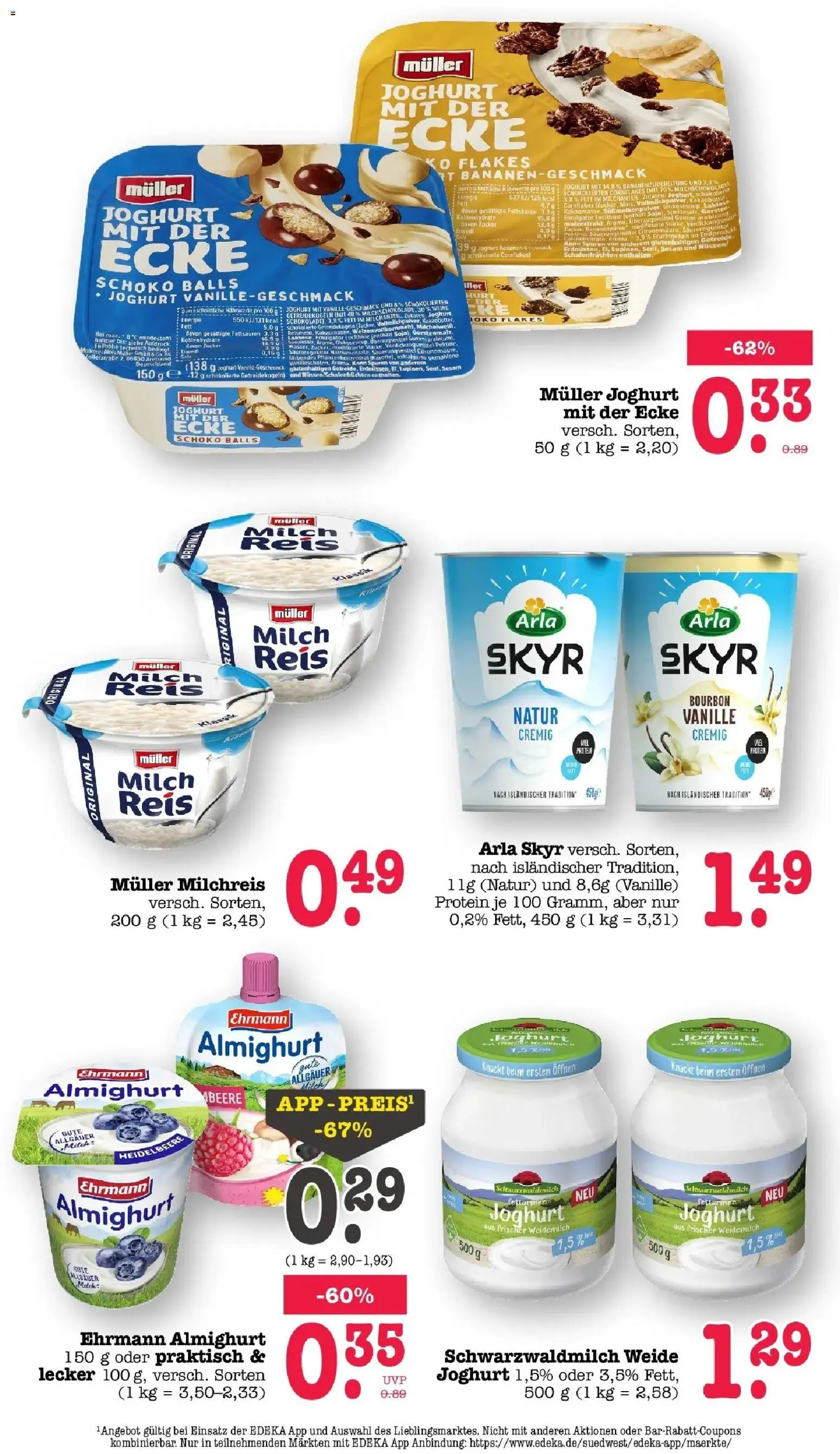 Edeka Prospekt Offenbach (ab 17.08.2026) » Angebote Online | Seite: 24 | Produkte: Milch, Joghurt, Bourbon, Getreide