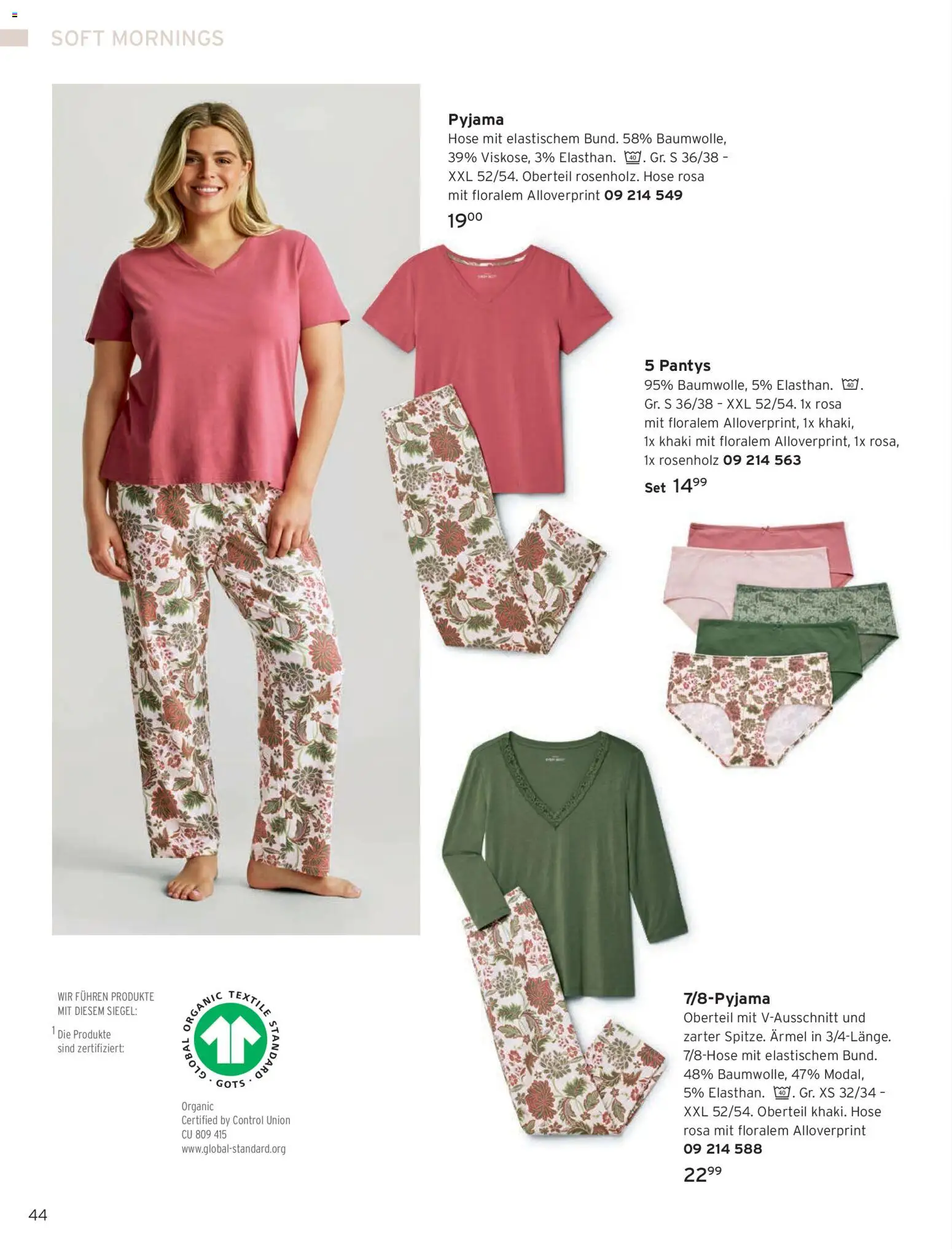Angebote Tchibo – gültig ab 01.09.2026 | Seite: 44 | Produkte: Hose, Pyjama