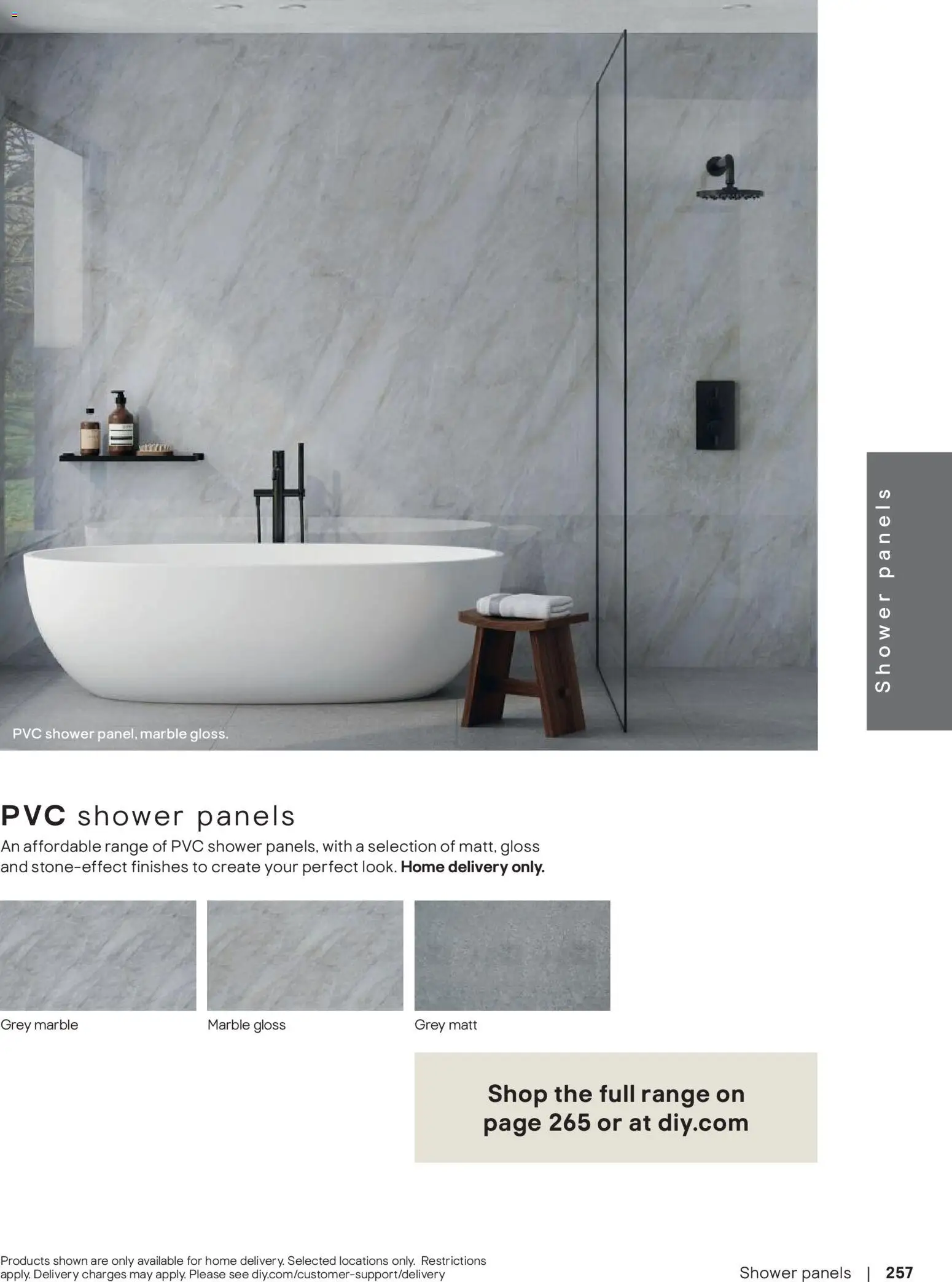 {H1} | Page: 258 | Products: Shower