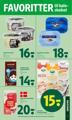 Arla eller Cheasy koldskål*, 1 liter. Frit valg. 1 stk. gyldig fra 07.05.2026 | Side: 8 | Produkter: Skyr, Jordbær, Koldskål, Fløde
