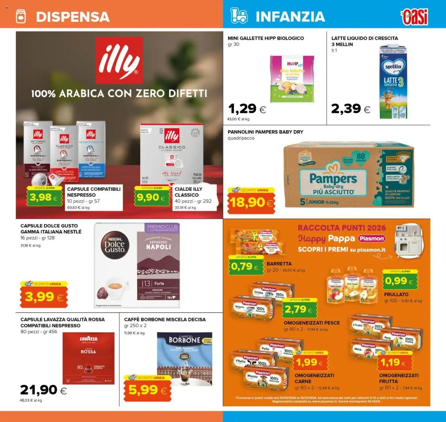 Volantino Oasi del 21.05.2026 | Pagina: 23 | Prodotti: Pollo, Pesce, Pampers, Lavazza