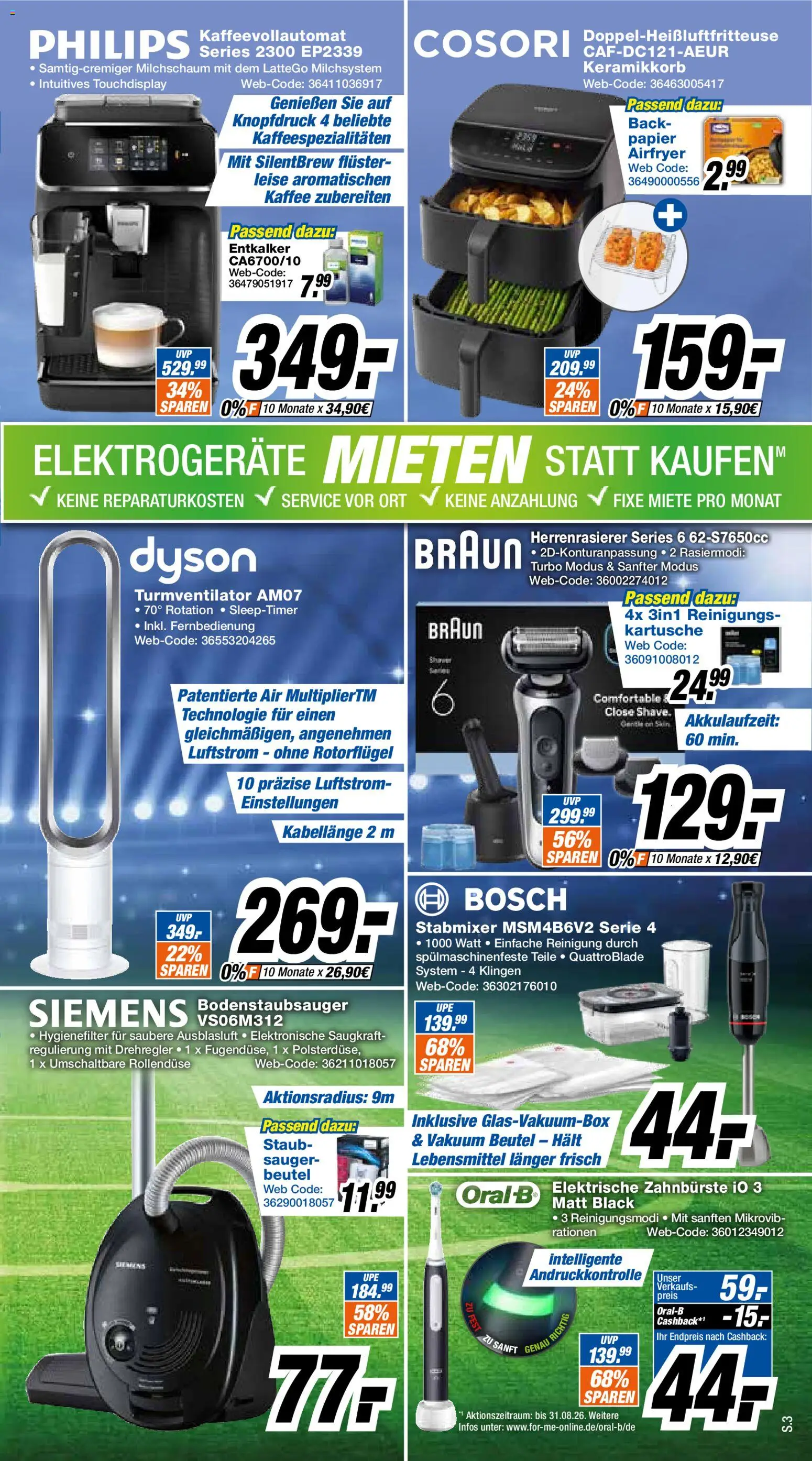 Expert - Giessen – gültig ab 15.06.2026 | Seite: 3 | Produkte: Philips, Dyson, Elektrische zahnbürste, Stabmixer