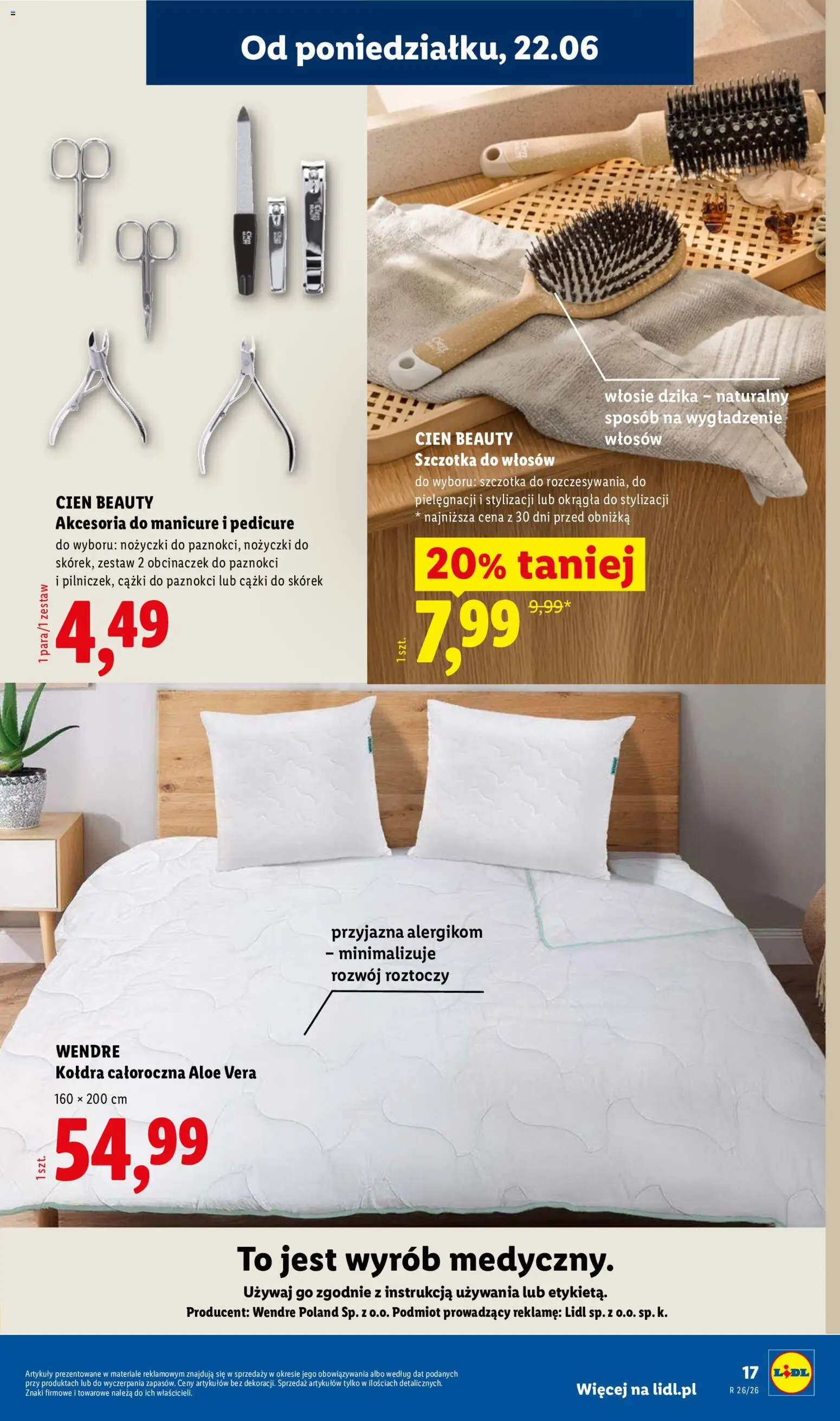 Lidl Polsko katalog od 22.06.2026 | Strana: 19 | Produkty: Cien, Aloe vera