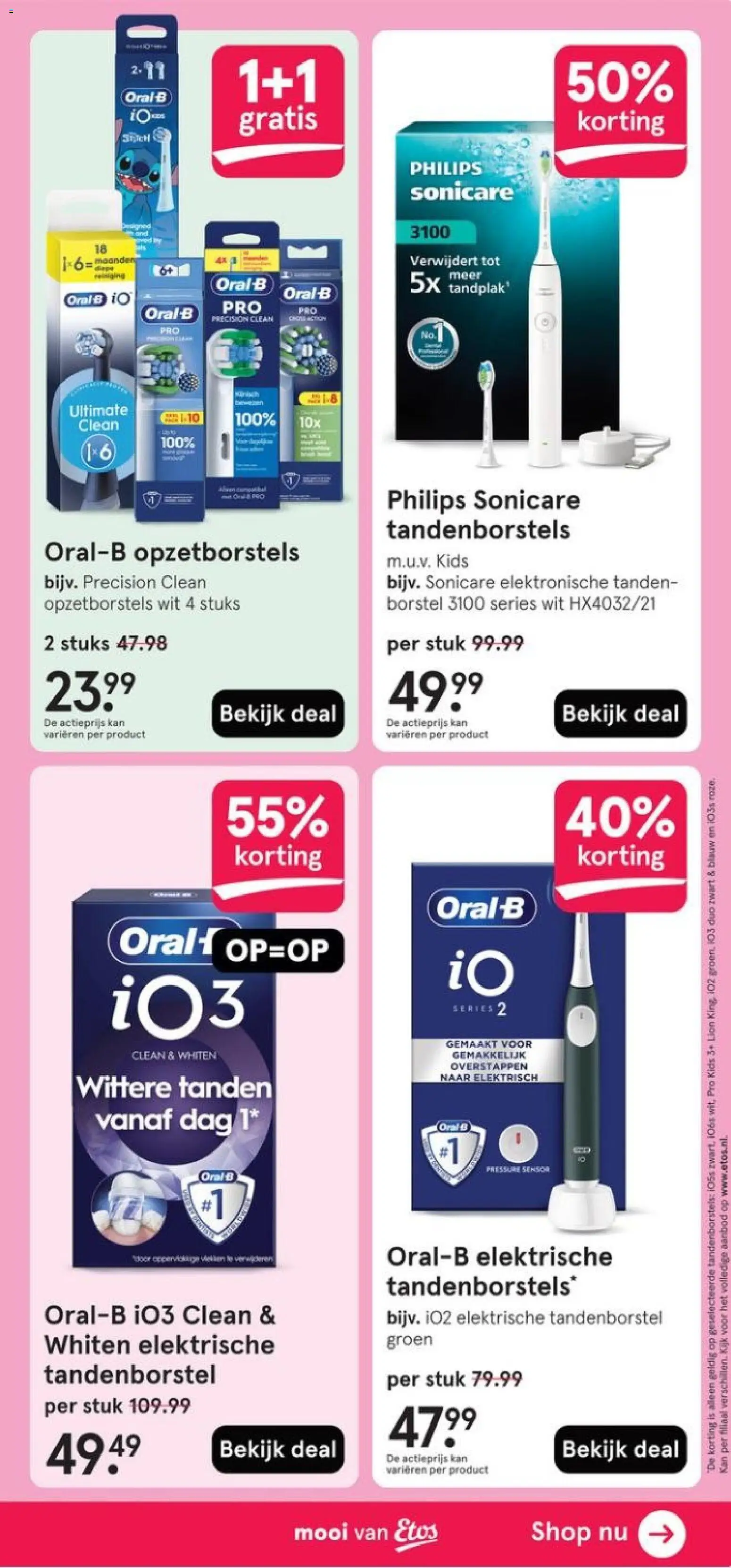 {H1} | Pagina: 23 | Producten: Tandenborstel, Kan, Elektrische tandenborstel, Borstel