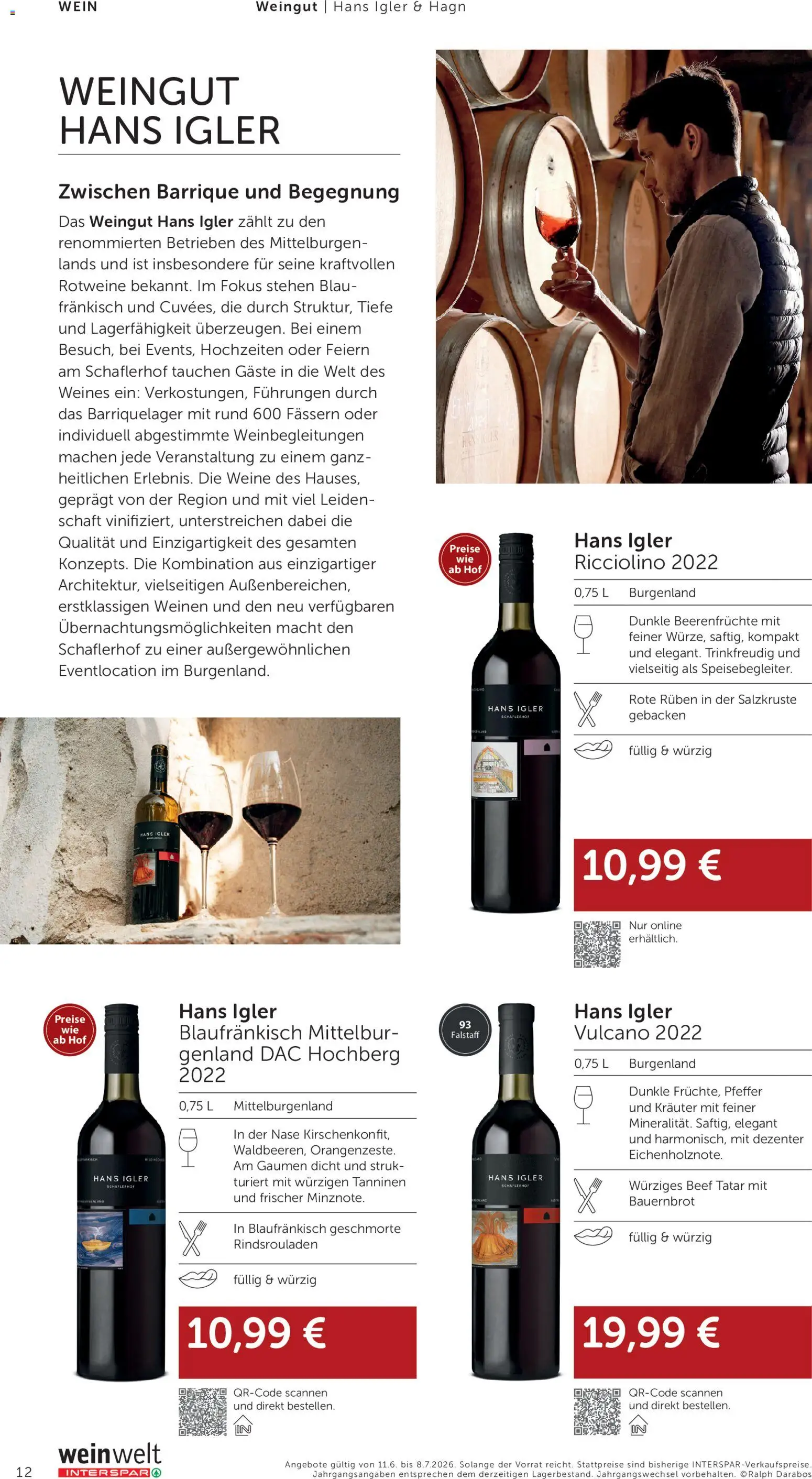 Interspar Wein Welt gültig ab 11.06.2026 | Seite: 12 | Produkte: Pfeffer, Wein