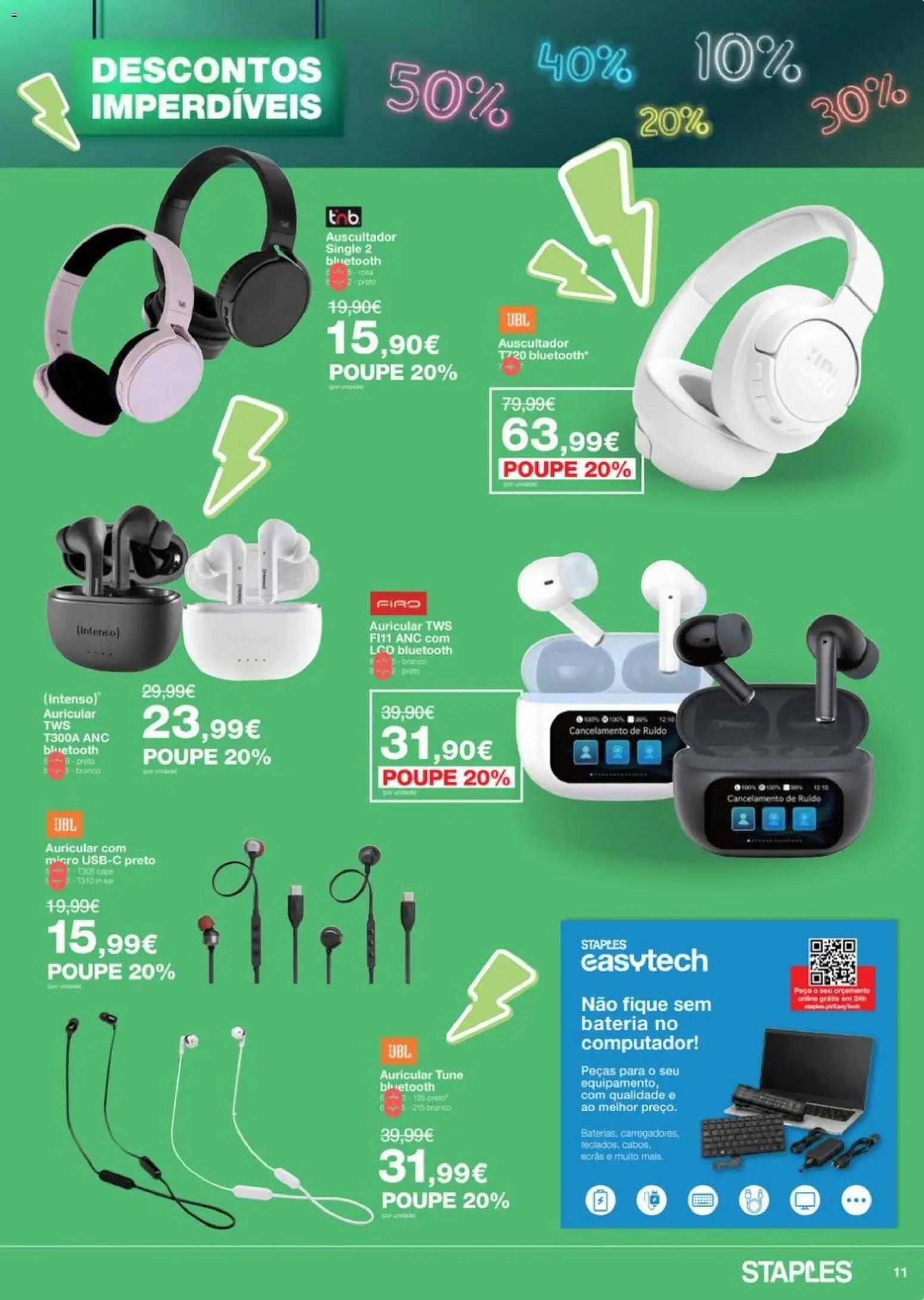 Staples Descontos Imperdíveis │ válido de 15.06.2026 | Página: 11 | Produtos: Computador, Bateria