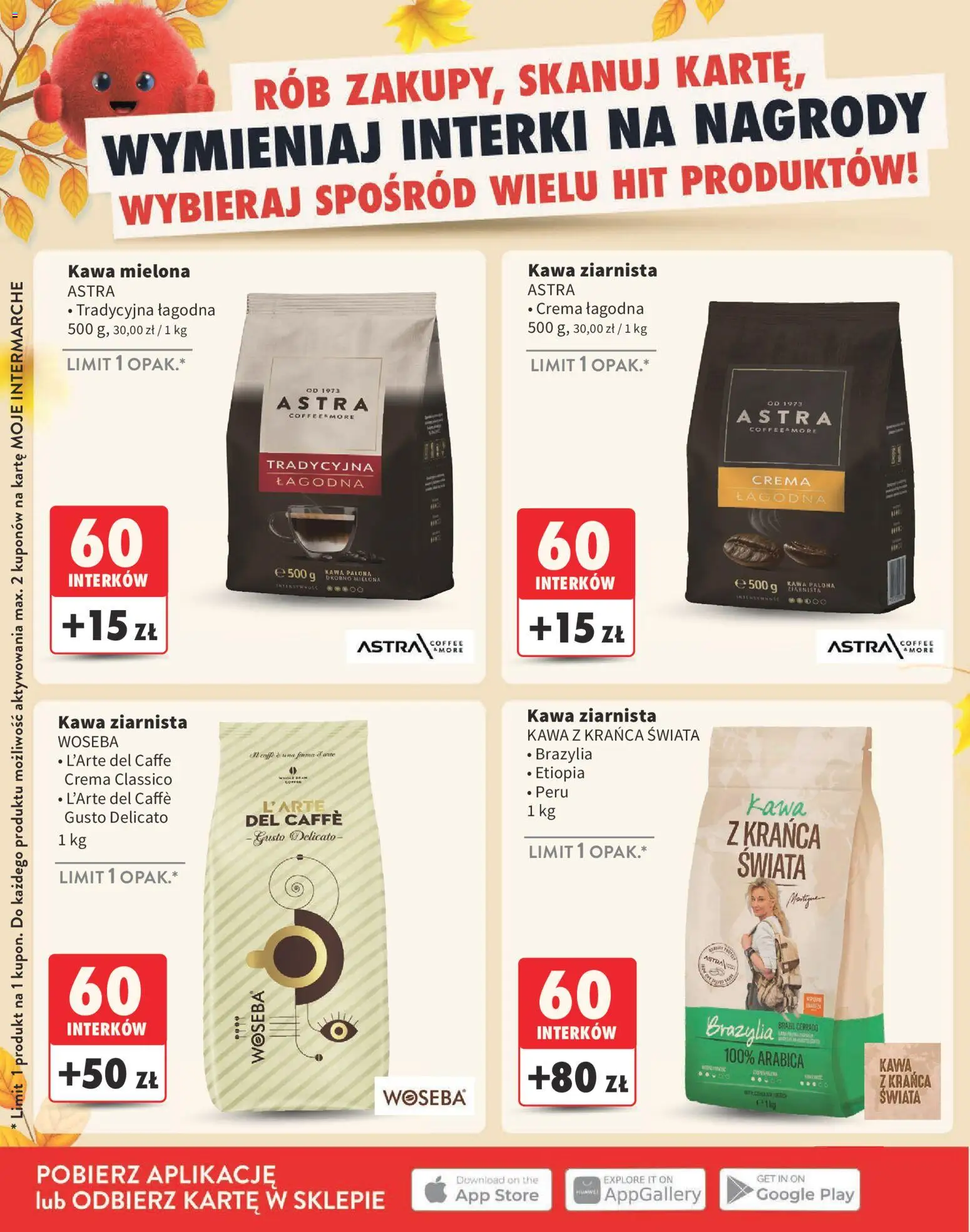Intermarche gazetka - Interki od 03.09.2026 | Strona: 32 | Produkty: Kawa ziarnista, Kawa, Kawa mielona