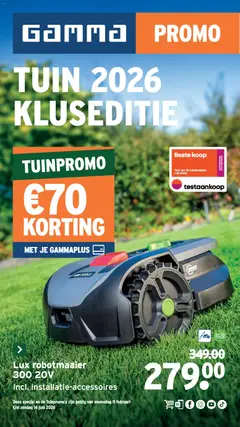 GAMMA -Tuinspecial kluseditie - Voorbeeld van een folder van GAMMA, geldig van 11.02.2026