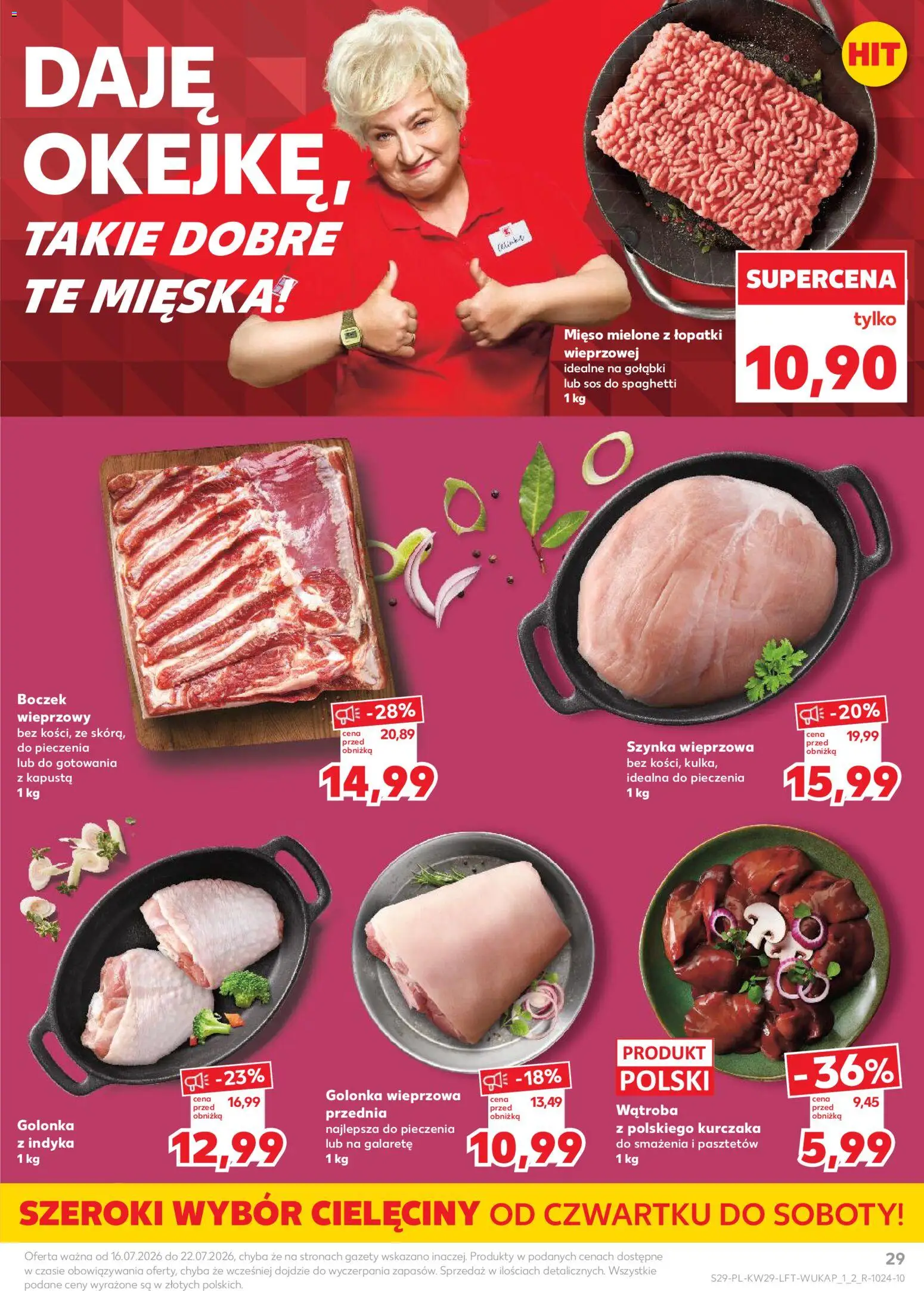 Kaufland Polsko leták od 16.07.2026 | Strana: 29 | Produkty: Kapusta