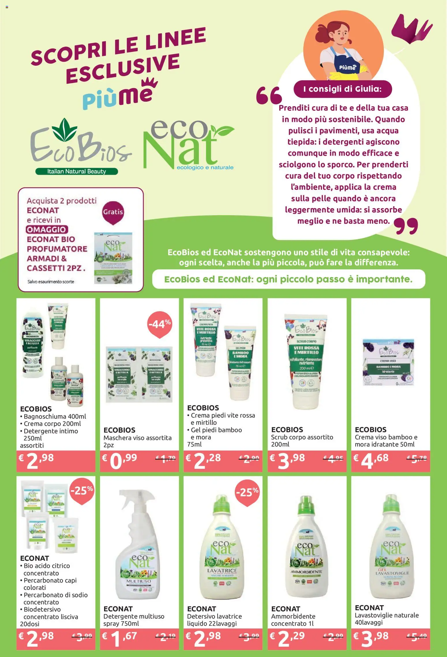 Volantino IperSoap del 01.06.2026 | Pagina: 2 | Prodotti: Scrub, Intimo, Crema piedi, Lavatrice
