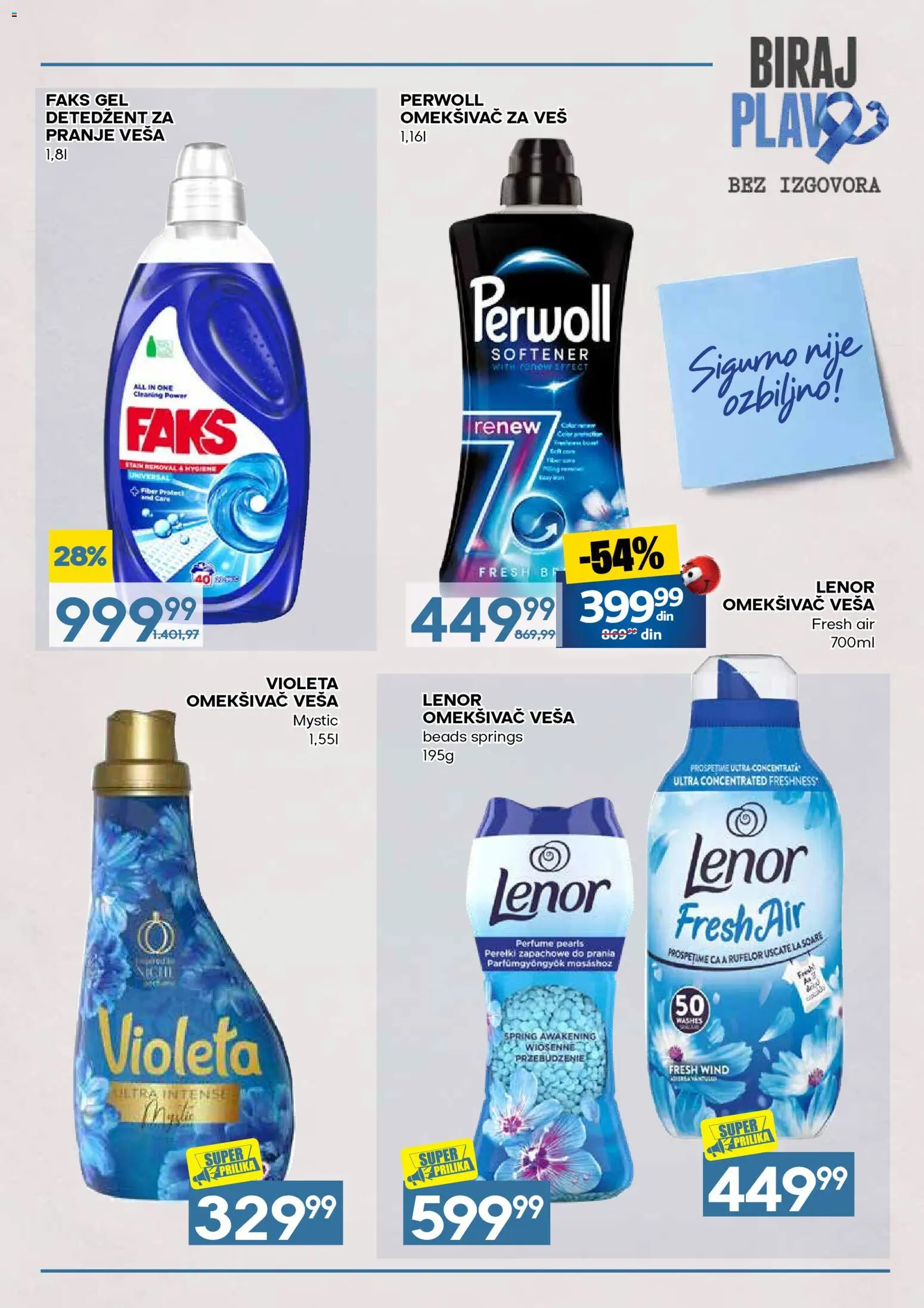 Idea katalog - važi od 01.11.2026 | Strana: 27 | Proizvode: Lenor, Omekšivač, Perwoll, Omekšivač za veš