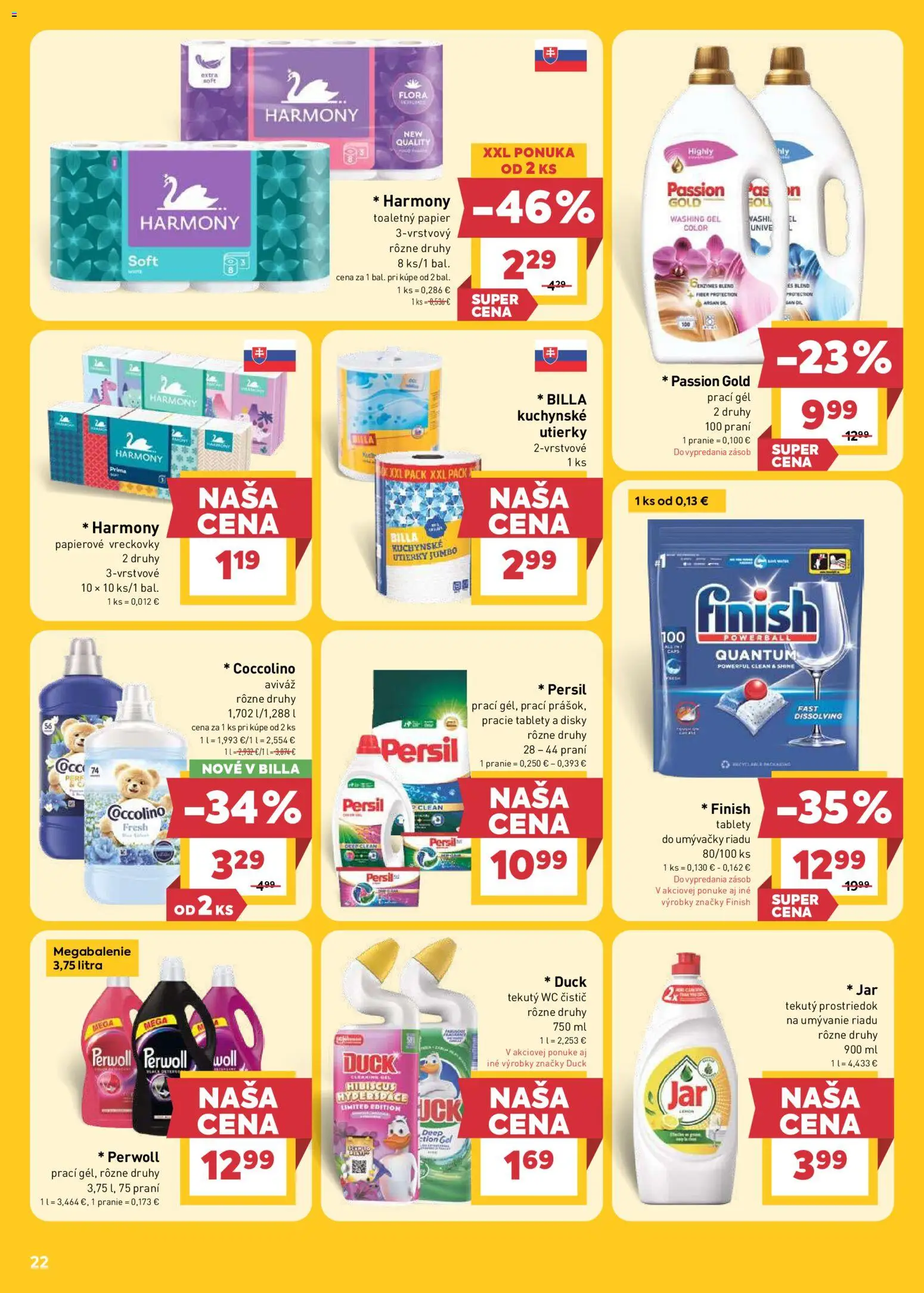 Nové Billa akcie – leták je platný od 20.05.2026 | Strana: 22