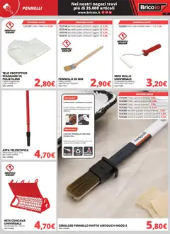 Anteprima del volantino Brico io volantino Lavori Interni valido a partire dal 01/06/2026 | Pagina: 17 | Prodotti: Rullo, Pennello, Colla, Piatto
