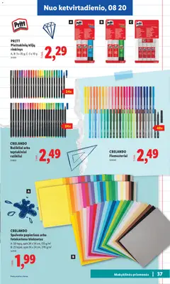 LIDL leidinys galioja nuo 2026.07.20 | Puslapis: 37 | Prekių: Pelė, Kilimėlis, Stovas