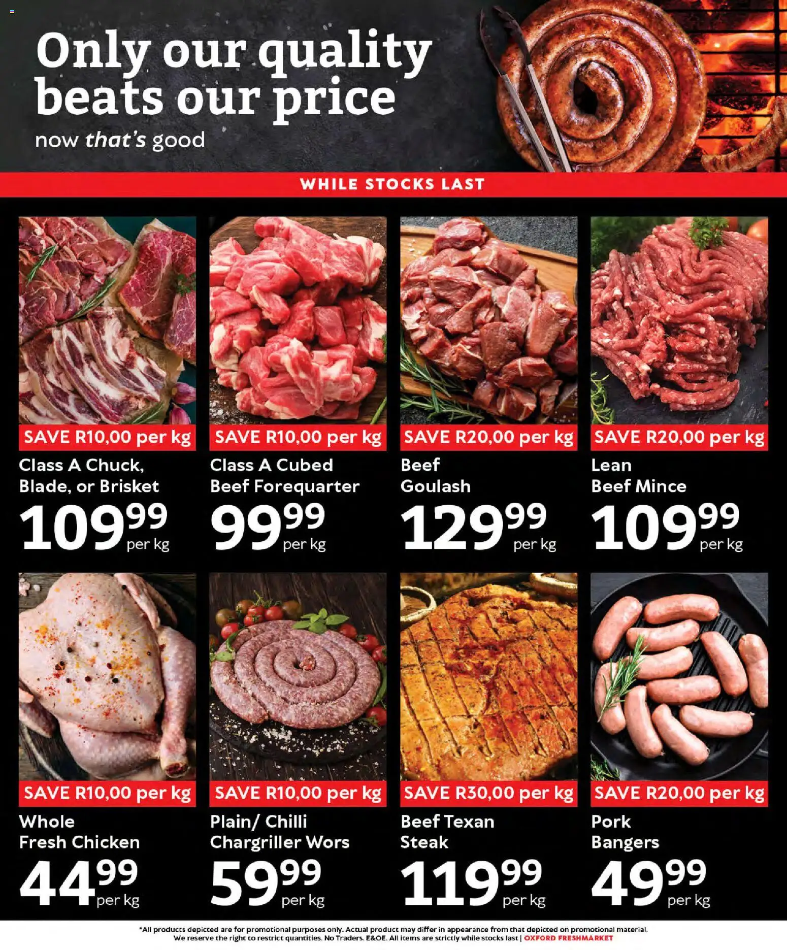New Oxford Freshmarket catalogue – valid from 30/09/2026 | Page: 2 | Products: Steak, Chicken, Beef, Chilli