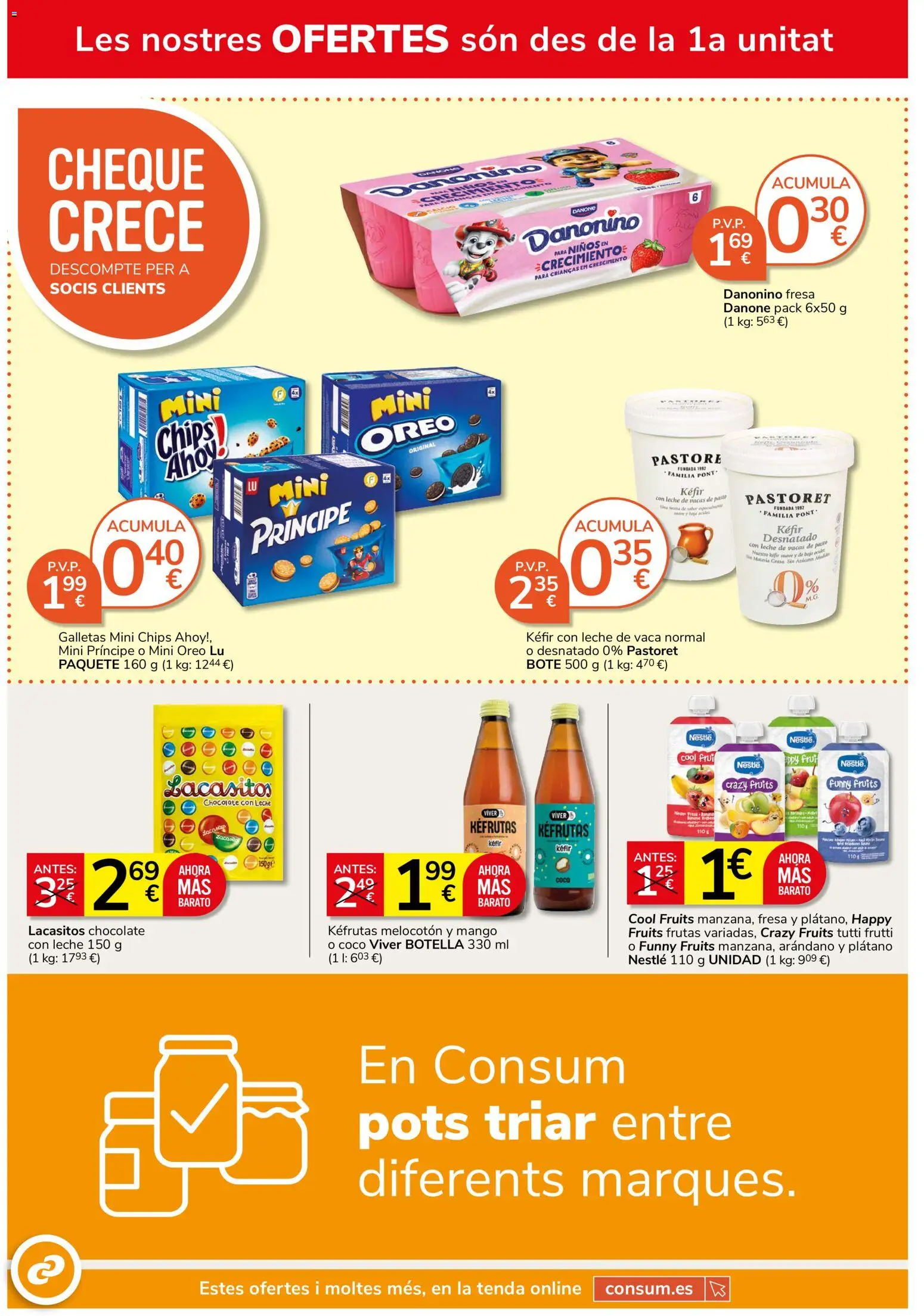 Consum folleto │ válido desde el 24/09/2026 | Página: 6 | Productos: Oreo, Chocolate, Galletas, Mango