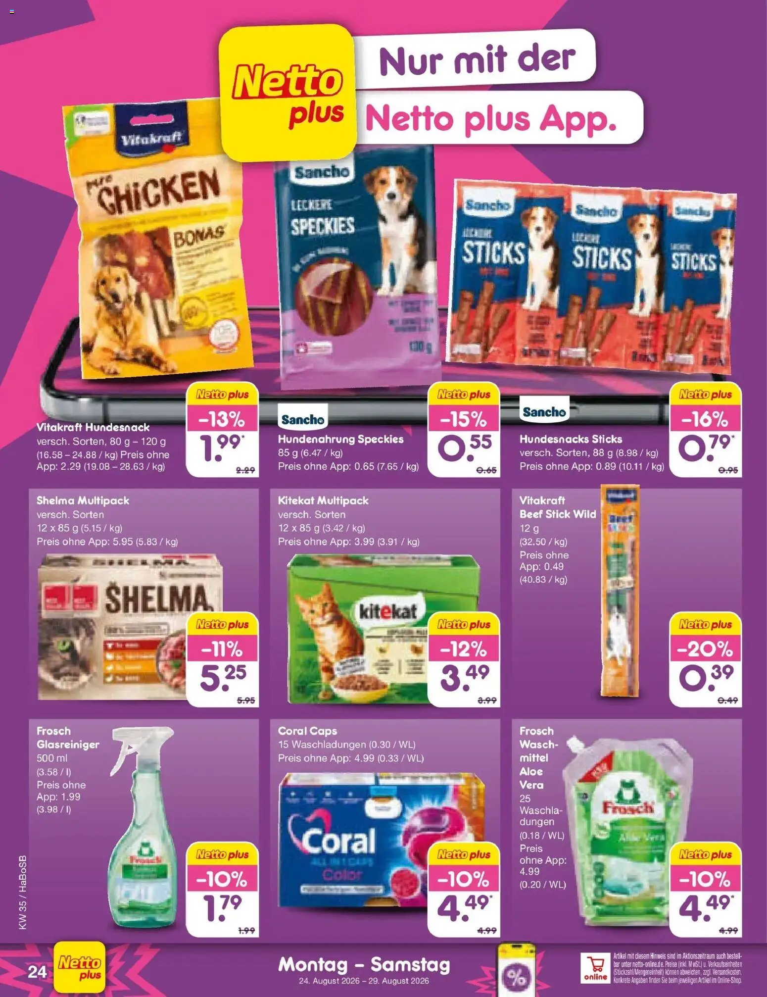 Netto Marken-Discount Prospekt Unna (ab 24.08.2026) » Angebote | Seite: 36 | Produkte: Coral