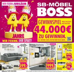 SB Möbel Boss Prospekt ab 19.09.2026 gültig