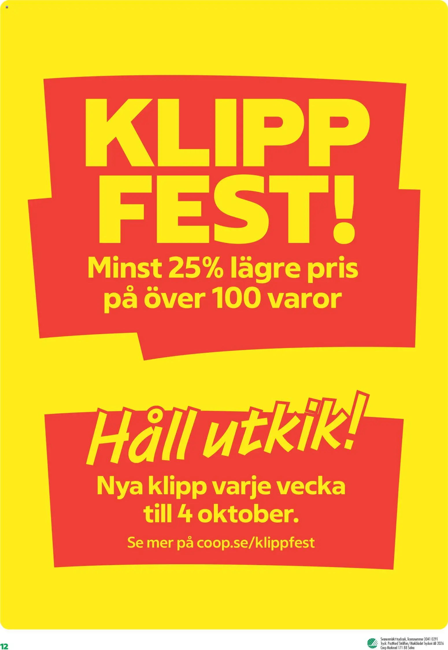 Coop reklamblad aktuell från 21/09/2026 | Sida: 12