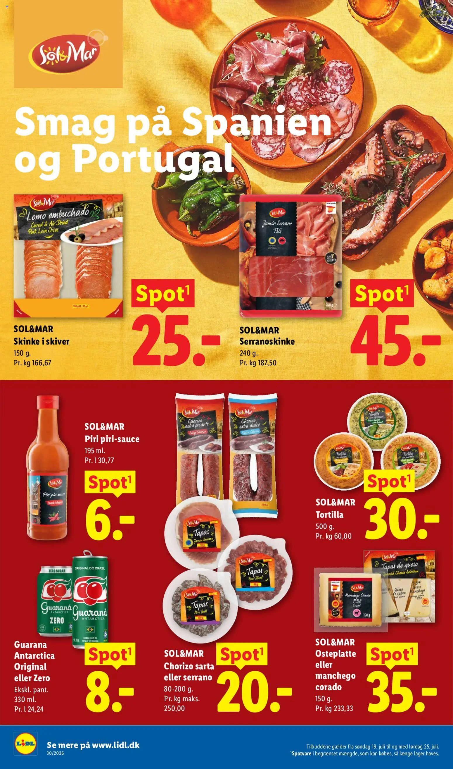 Lidl tilbudsavis – gyldig fra 19/07/2026 | Side: 8 | Produkter: Skinke, Søm