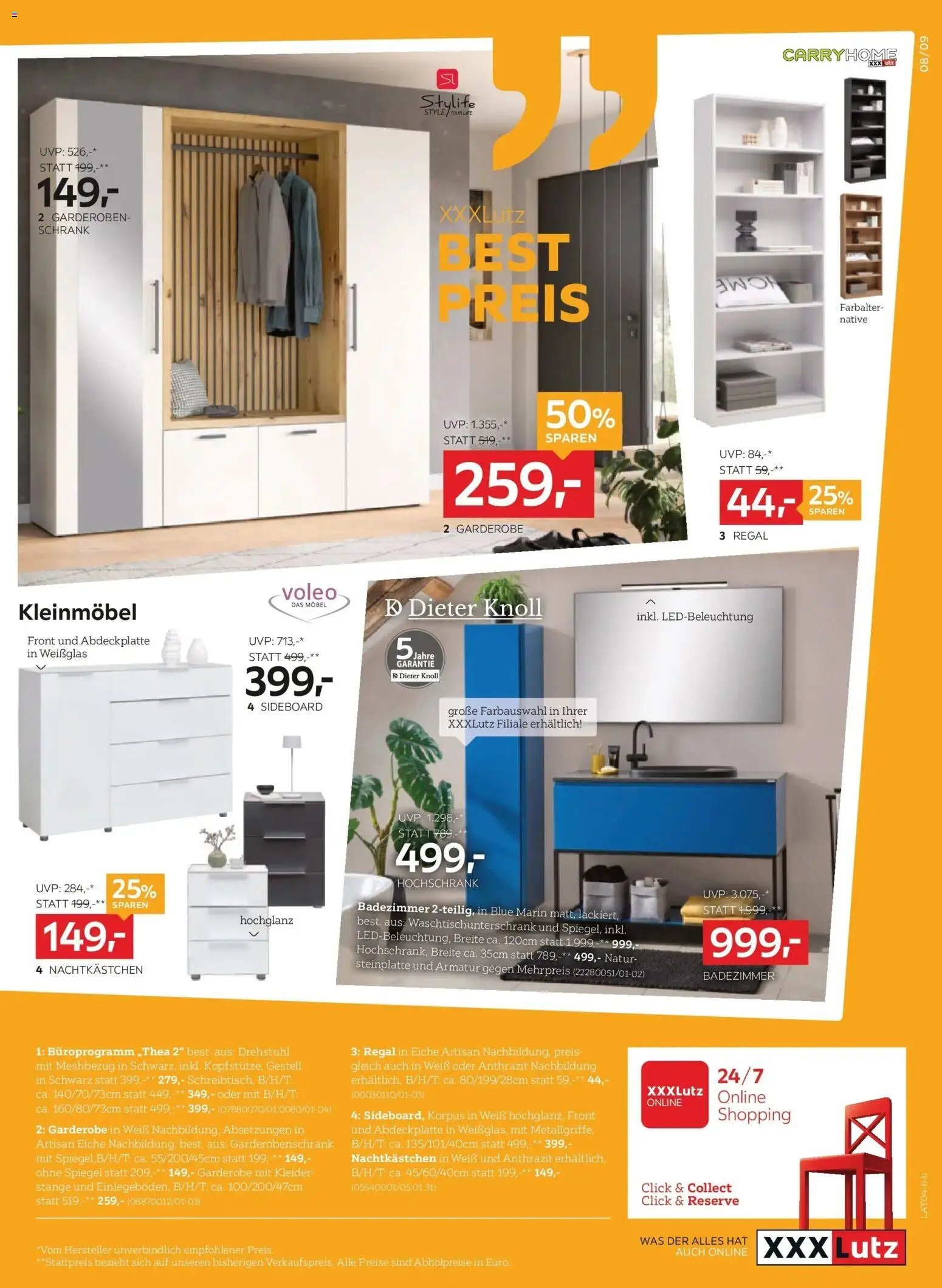 XXXLutz Best Preis gültig ab 14.04.2026 | Seite: 9 | Produkte: Regal, Schrank, Spiegel