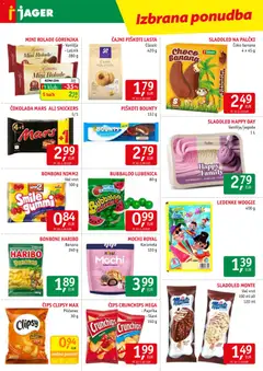Jager katalog akcije – veljaven od 24.06.2026 | Stran: 10 | Izdelki: Lubenica, Bonboni, Cips, Sladoled