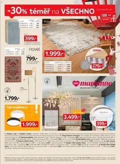 Náhled letáku XXXLutz leták - Sleva 30 % téměř na všechno od 14.09.2026 | Strana: 12 | Produkty: Lustr, Karty, Koberec, LED