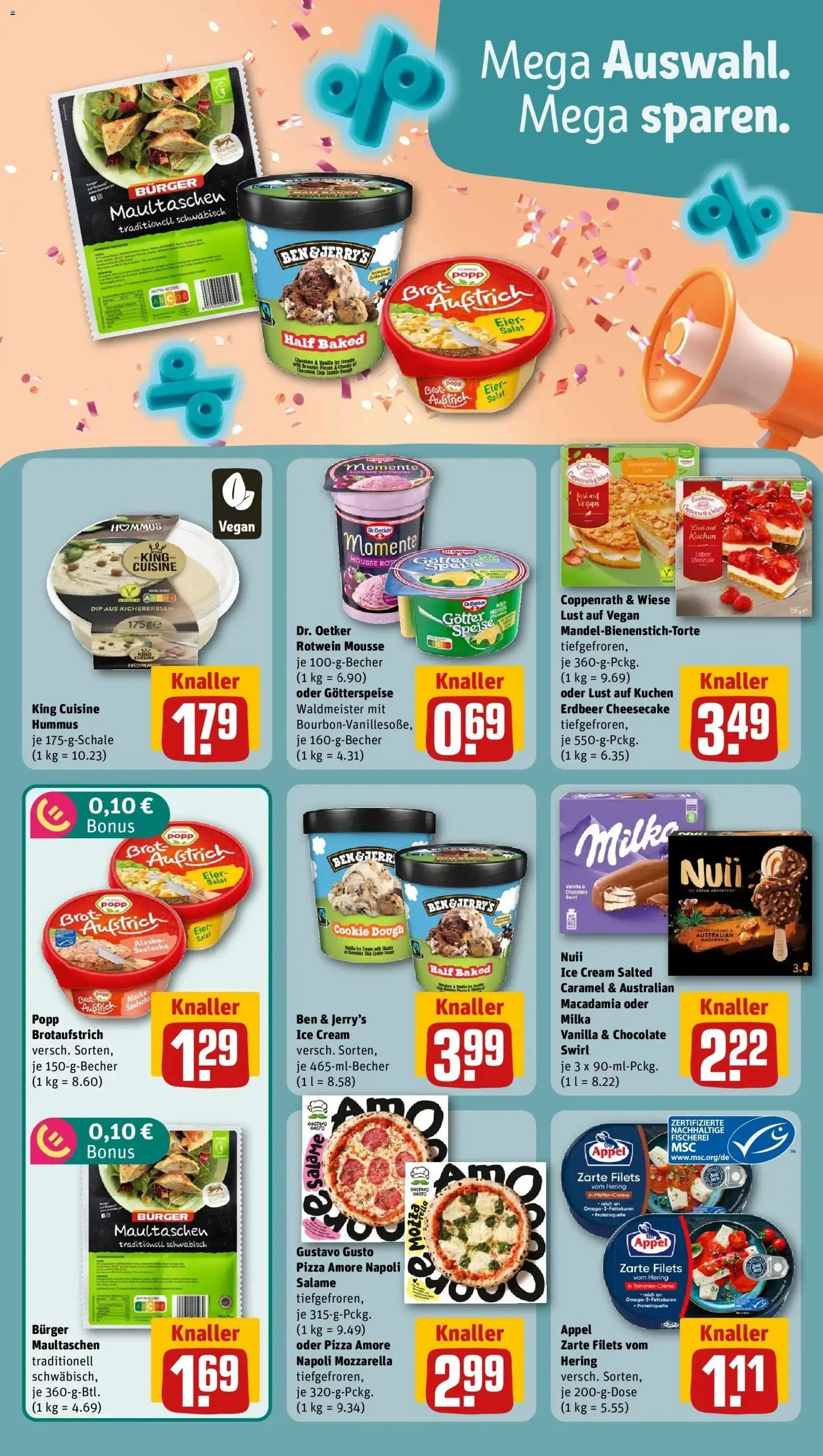REWE Prospekt ab 21.09.2026 zum Blättern » Angebote | Seite: 7 | Produkte: Milch, Eier, Burger, Milka