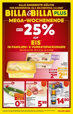 Billa Flugblatt - Oberösterreich ab 28.05.2026 gültig