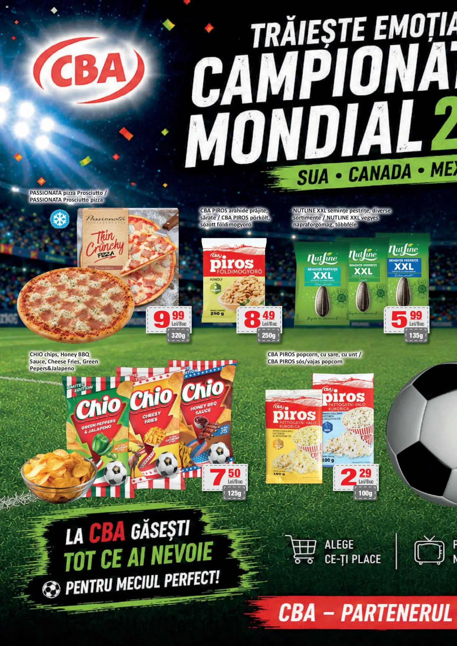 Noul catalog CBA – valabil de la 10.07.2026 | Pagină: 8 | Produse: Arahide, Semințe, Unt, Pizza