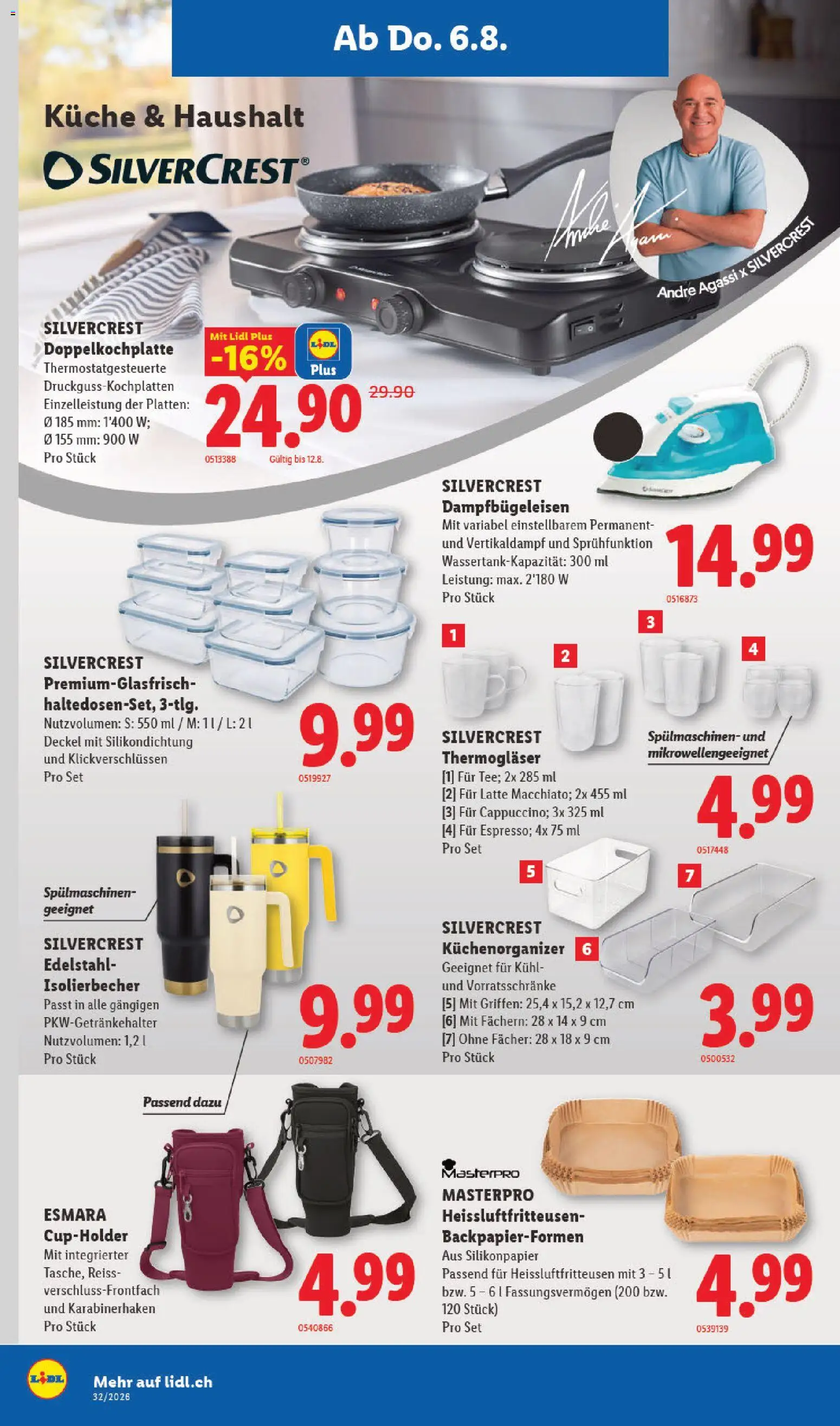 Lidl aktionen – gültig ab 06.08.2026 | Seite: 18 | Produkte: Deckel