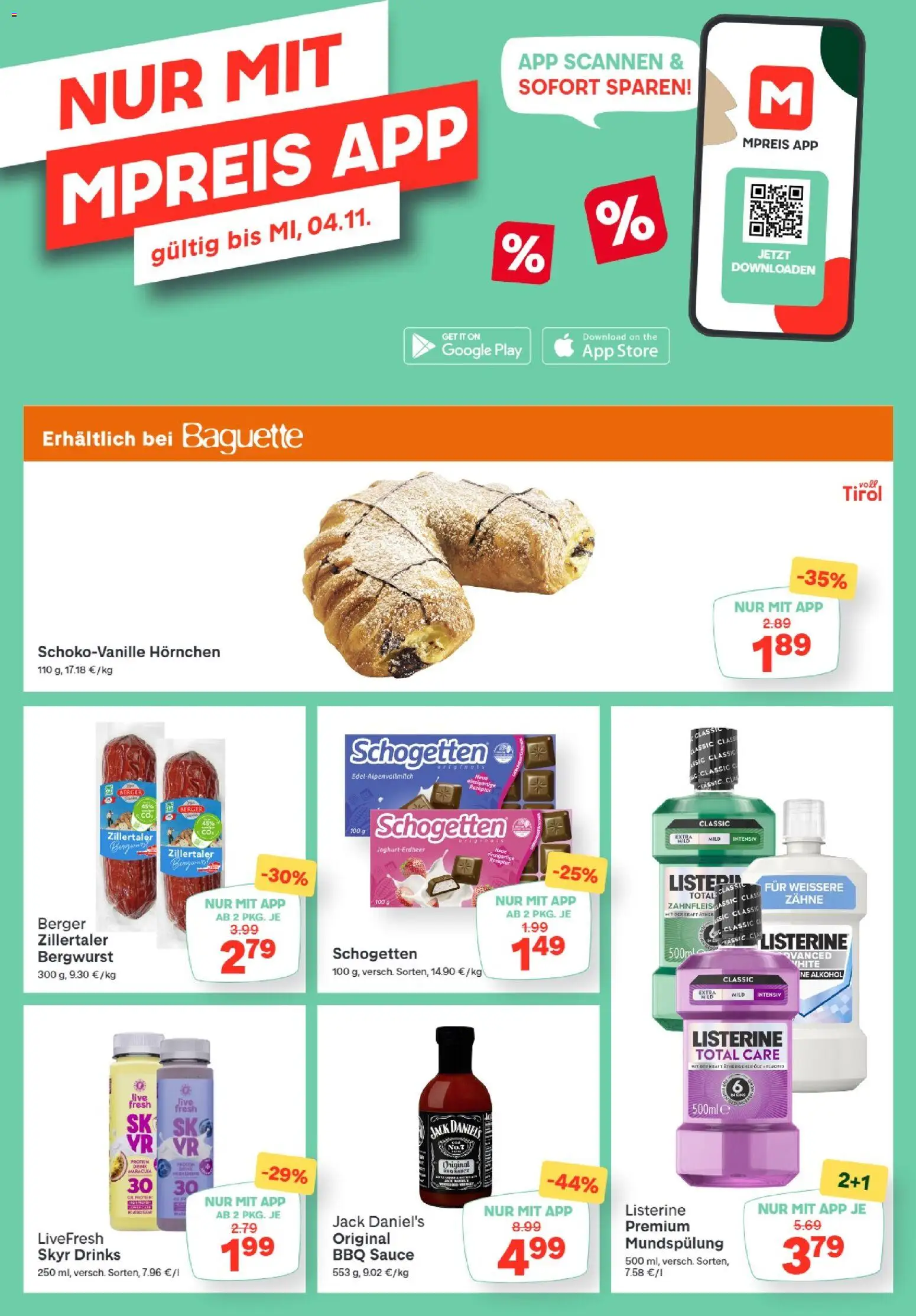 MPREIS Hohenems gültig ab 22.10.2026 | Seite: 13 | Produkte: Baguette, Joghurt