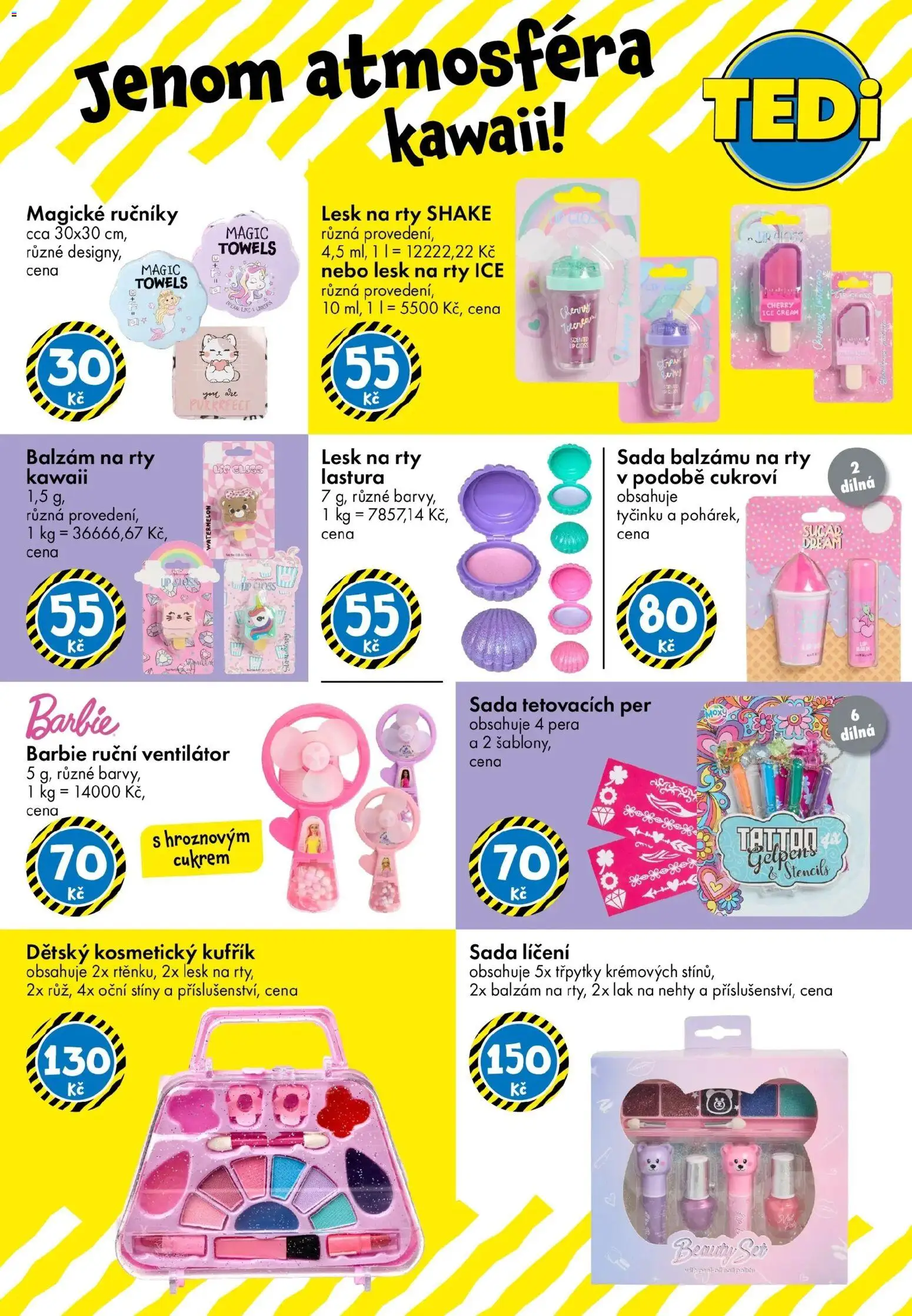 TEDi aktuální leták od 14.08.2026 - akční nabídka | Strana: 16 | Produkty: Kufřík, Ručníky, Cukroví, Nehty