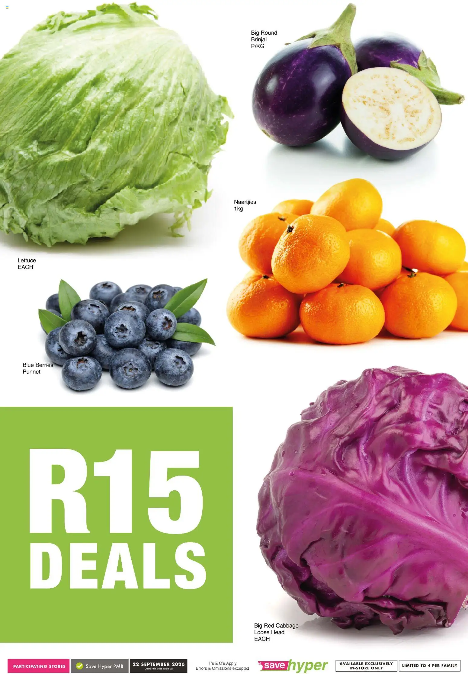 New Save catalogue – valid from 22/09/2026 | Page: 3 | Products: Lettuce