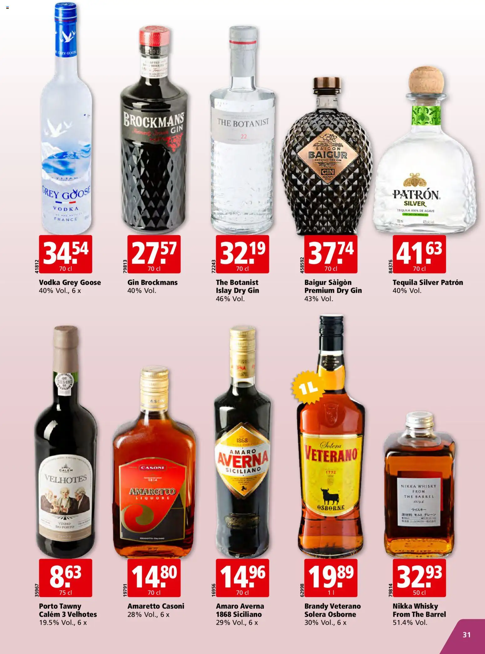 Aligro aktionen – gültig ab 26.10.2026 | Seite: 31 | Produkte: Agave, Gin