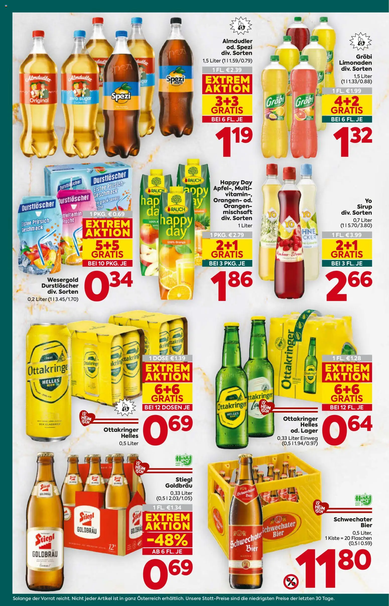 Billa Plus Flugblatt gültig ab 29.10.2026 | Seite: 16 | Produkte: Pfirsich, Bier, Orangen