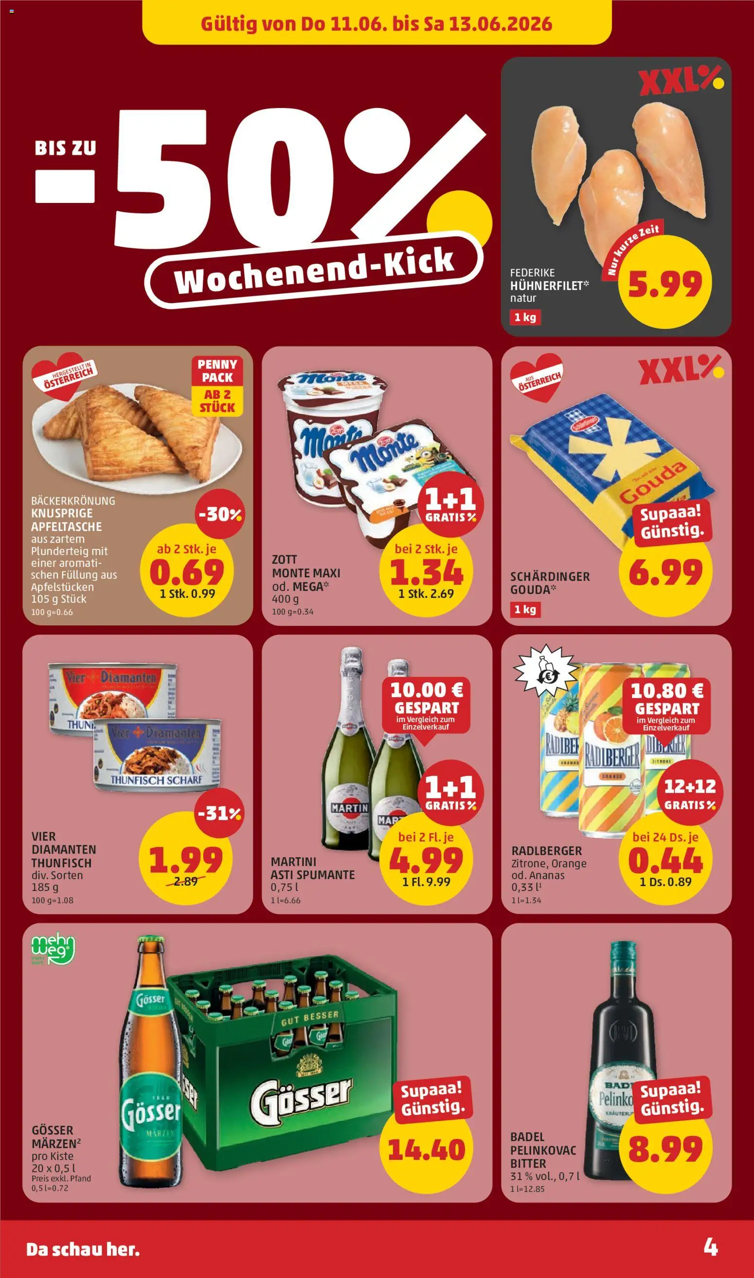 Penny Markt - Flugblatt gültig ab 11.06.2026 | Seite: 4 | Produkte: Ananas