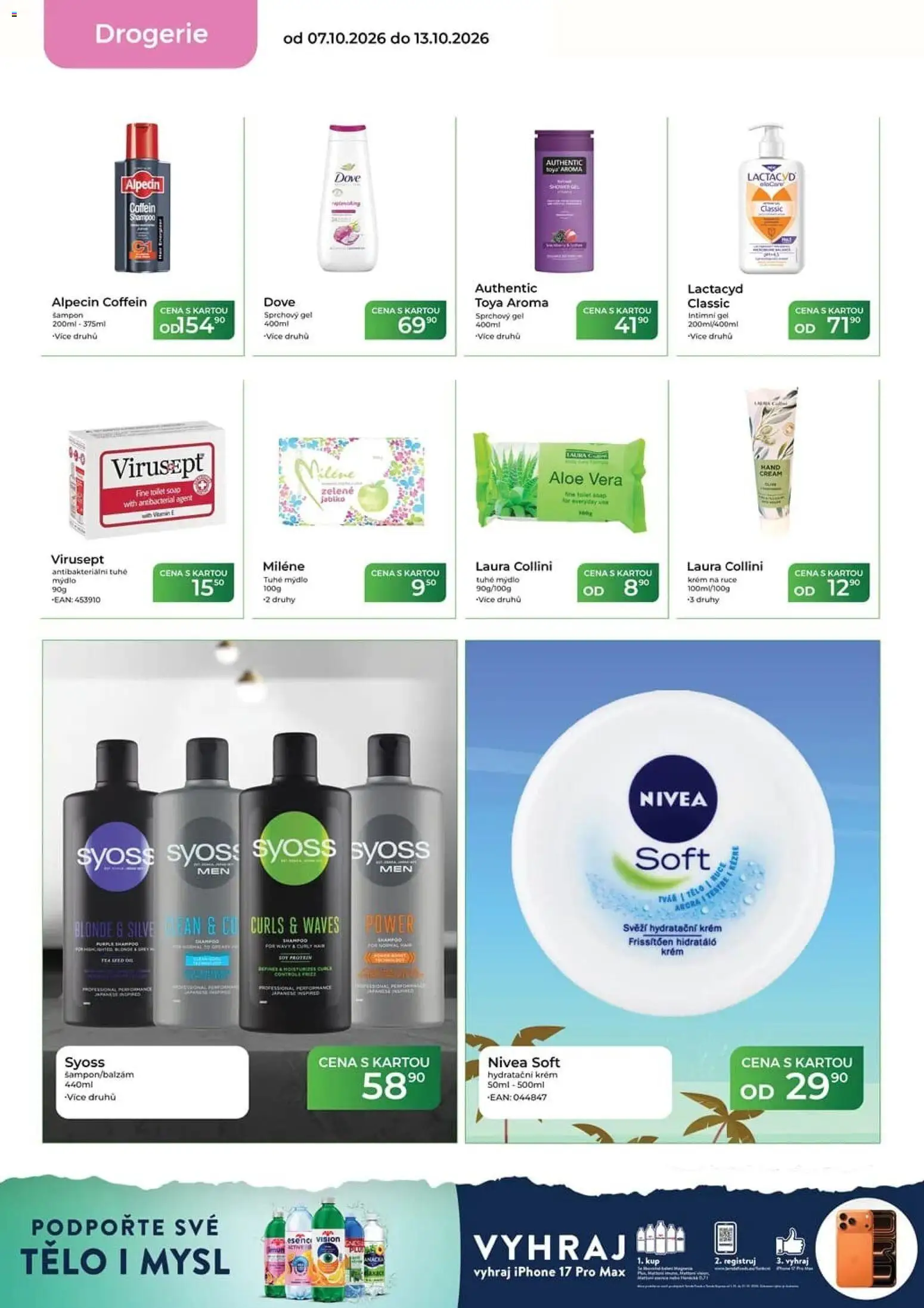 Tamda Foods leták od 07.10.2026 | Strana: 56 | Produkty: Syoss, Sprchový gel, Iphone, Aloe vera