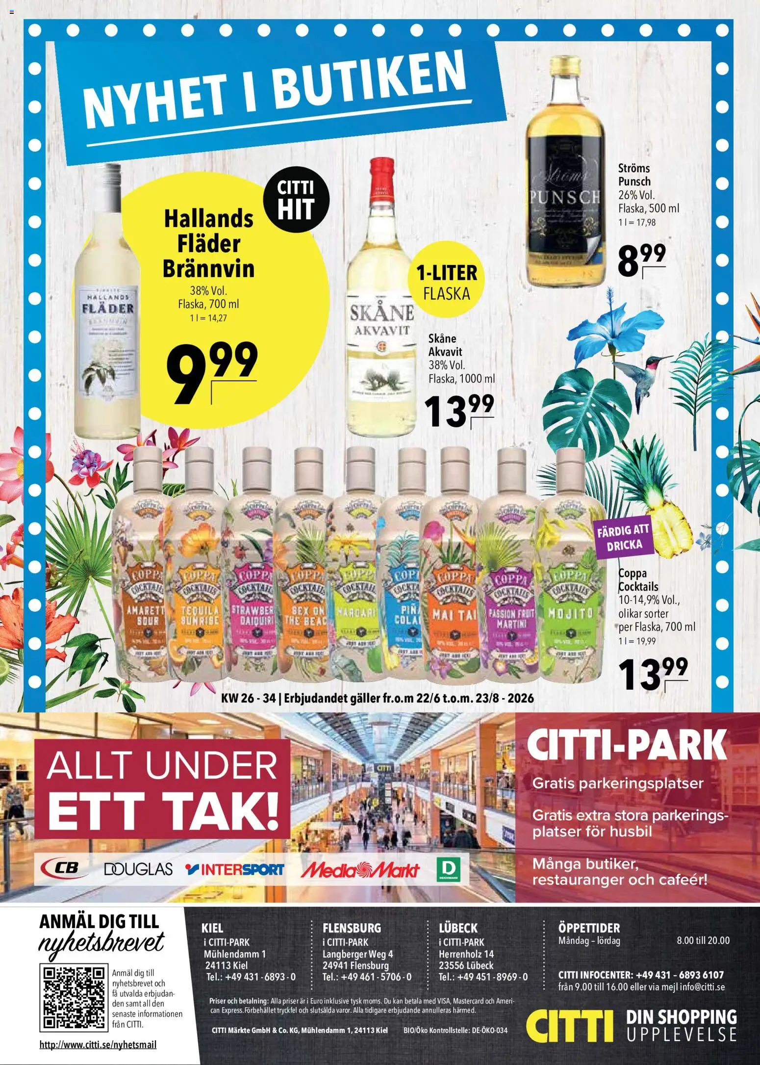 CITTI Markt Schweden-Werbung – gültig ab 22.06.2026 | Seite: 8 | Produkte: Martini, Tequila