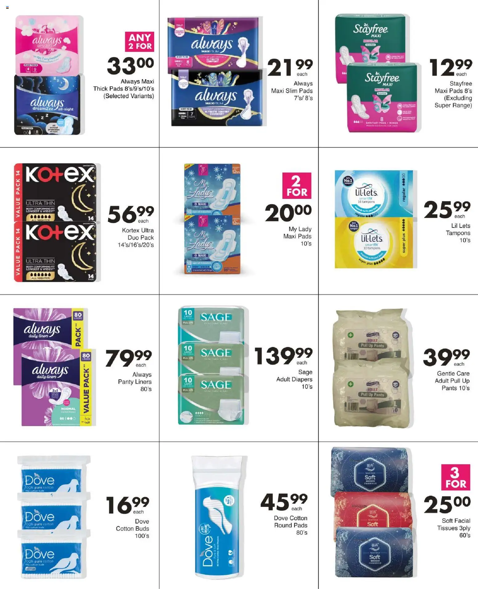 New Save catalogue – valid from 15/10/2026 | Page: 70 | Products: Pants, Diapers, Pads, Tissues