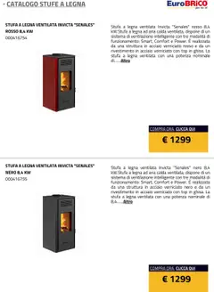 Anteprima del volantino Eurobrico Stufe a Legna catalogo valido a partire dal 23.07.2025 | Pagina: 25 | Prodotti: Stufa a legna, Stufa, Top