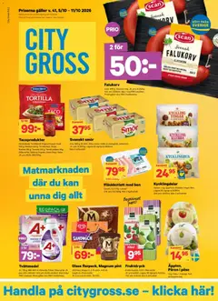 City Gross erbjudanden - Förhandsvisning av reklamblad från butik City Gross aktuell från 05/10/2026