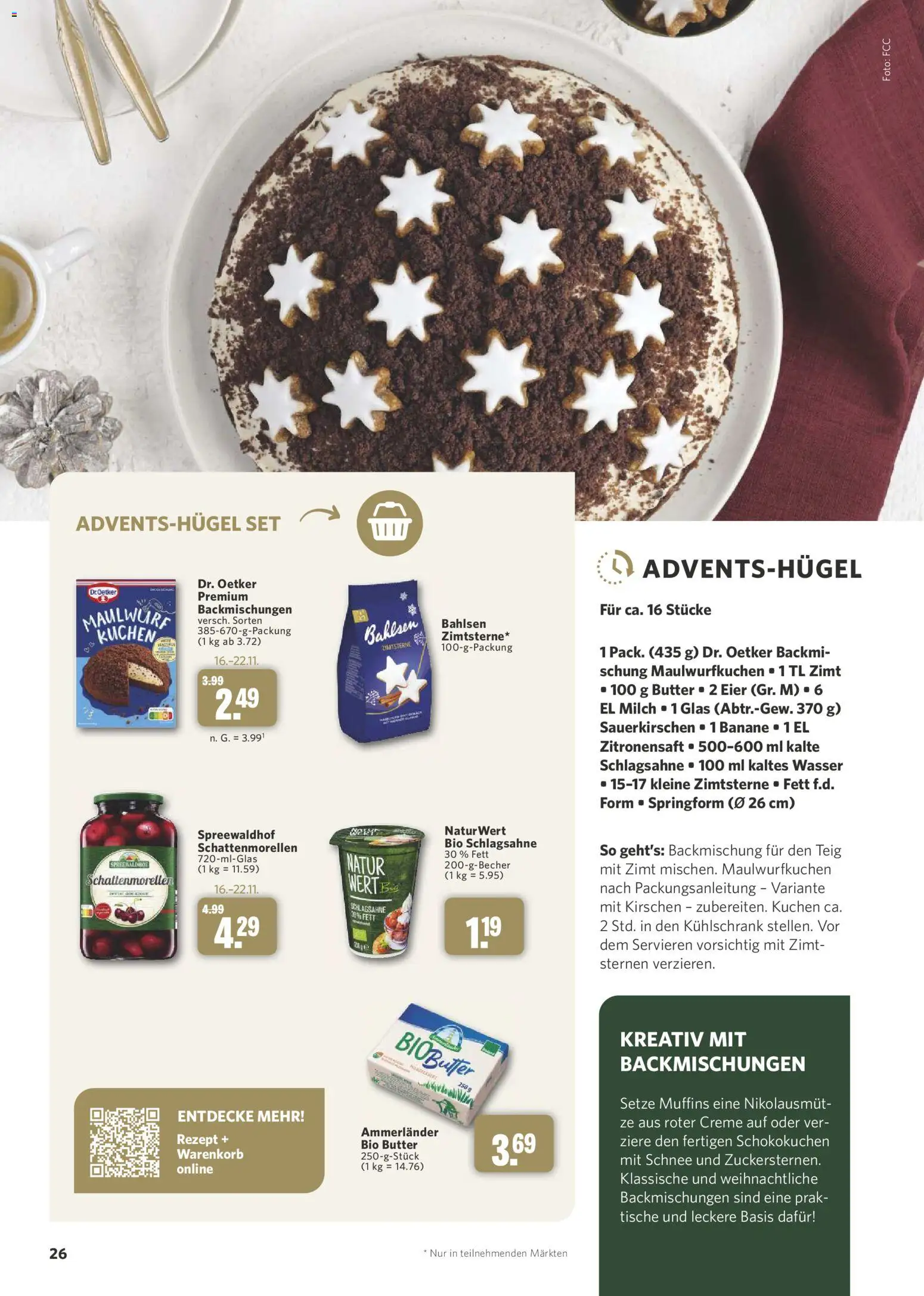Combi myTime November 2026 – gültig ab 31.10.2026 | Seite: 26 | Produkte: Butter, Eier, Creme, Wasser