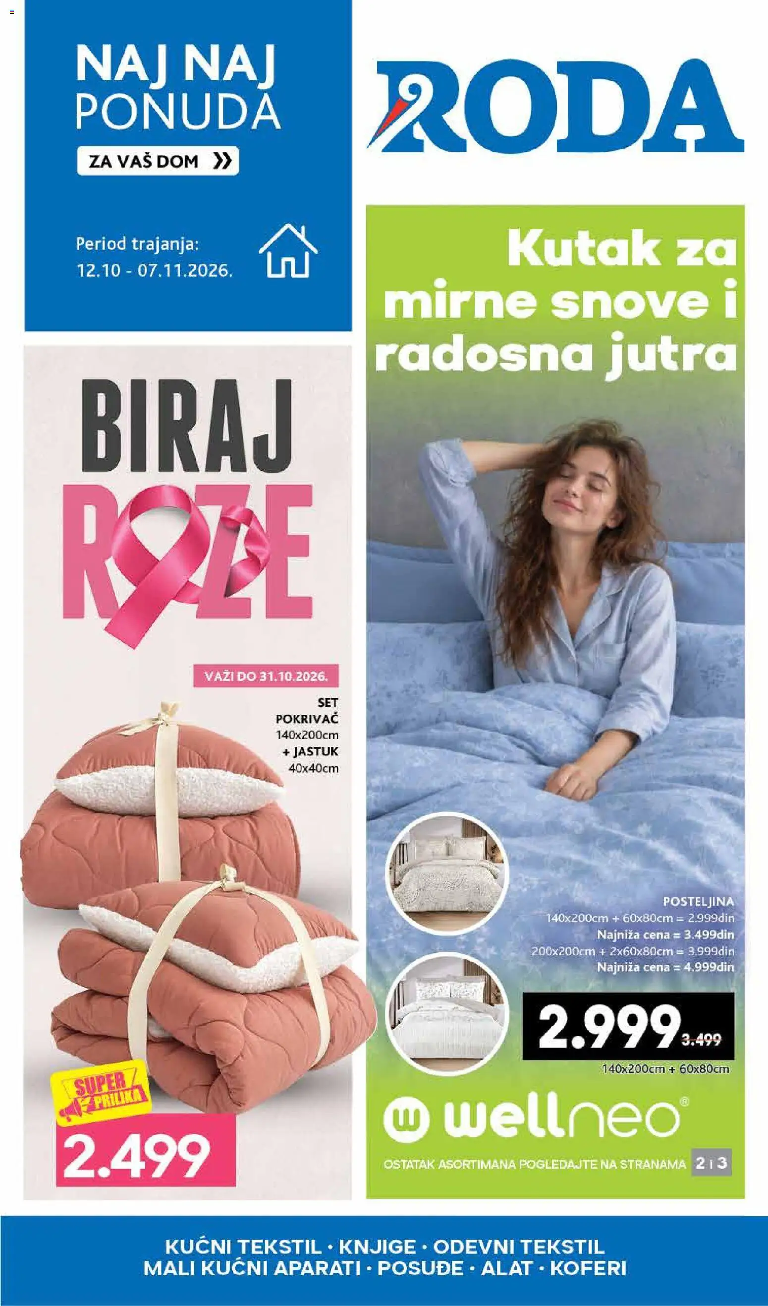 Roda Ponedeljak, 12 Oktobar Velike Uštede