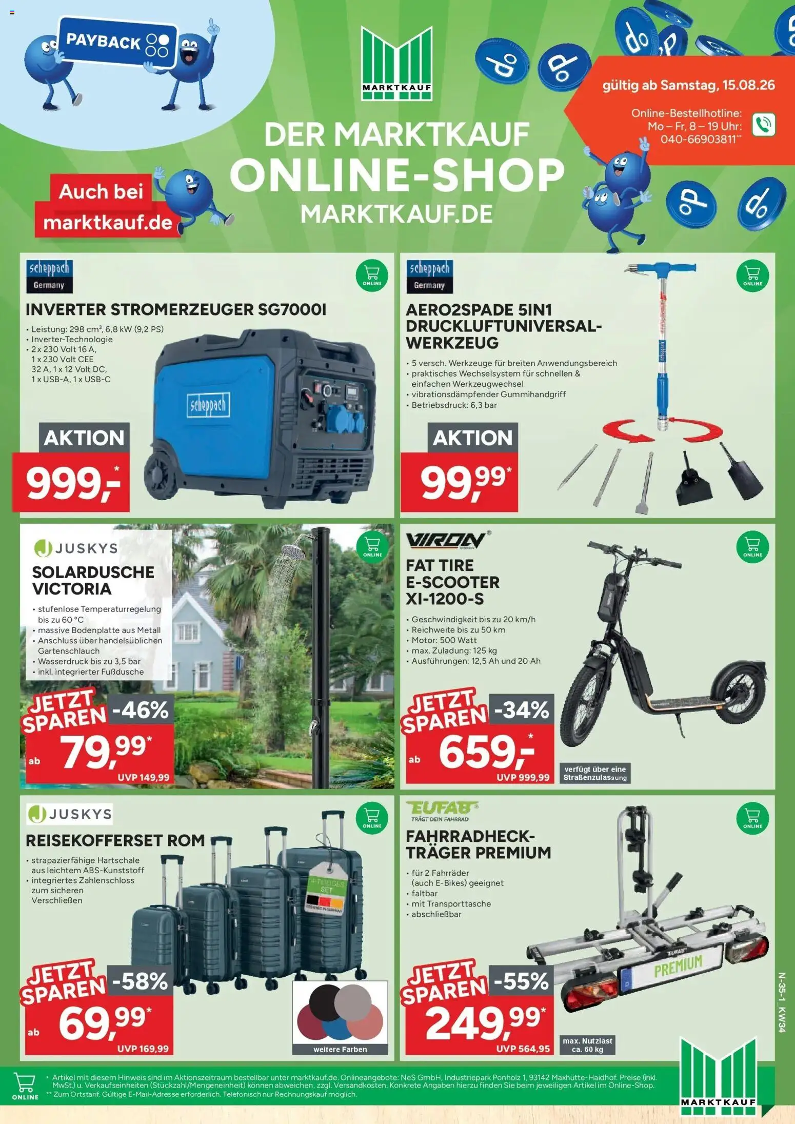 Marktkauf Prospekt Cuxhaven (ab 17.08.2026) » Angebote online | Seite: 35 | Produkte: Uhr